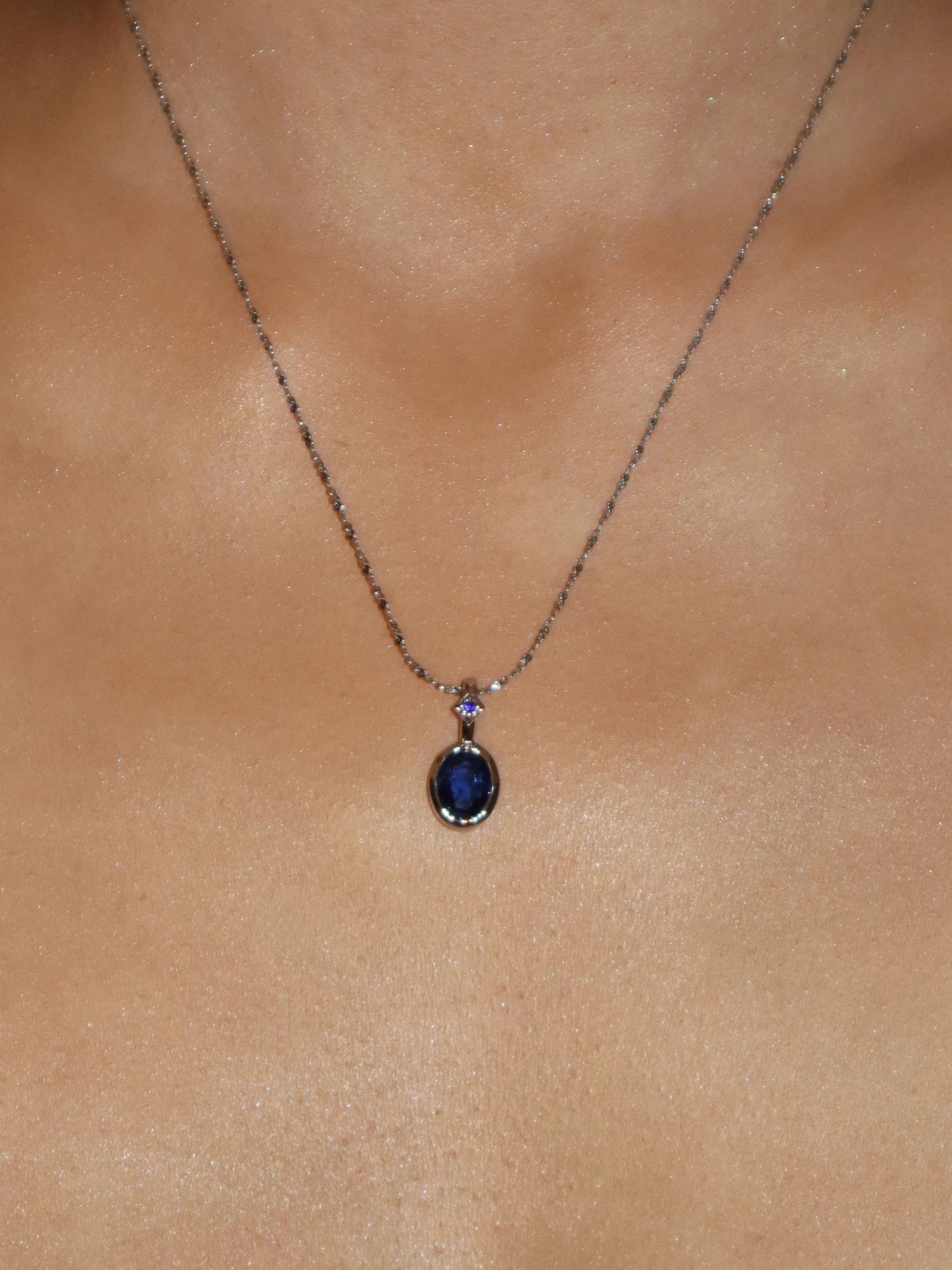Birthstone Silver Necklace Collection - Kuri Jewelry