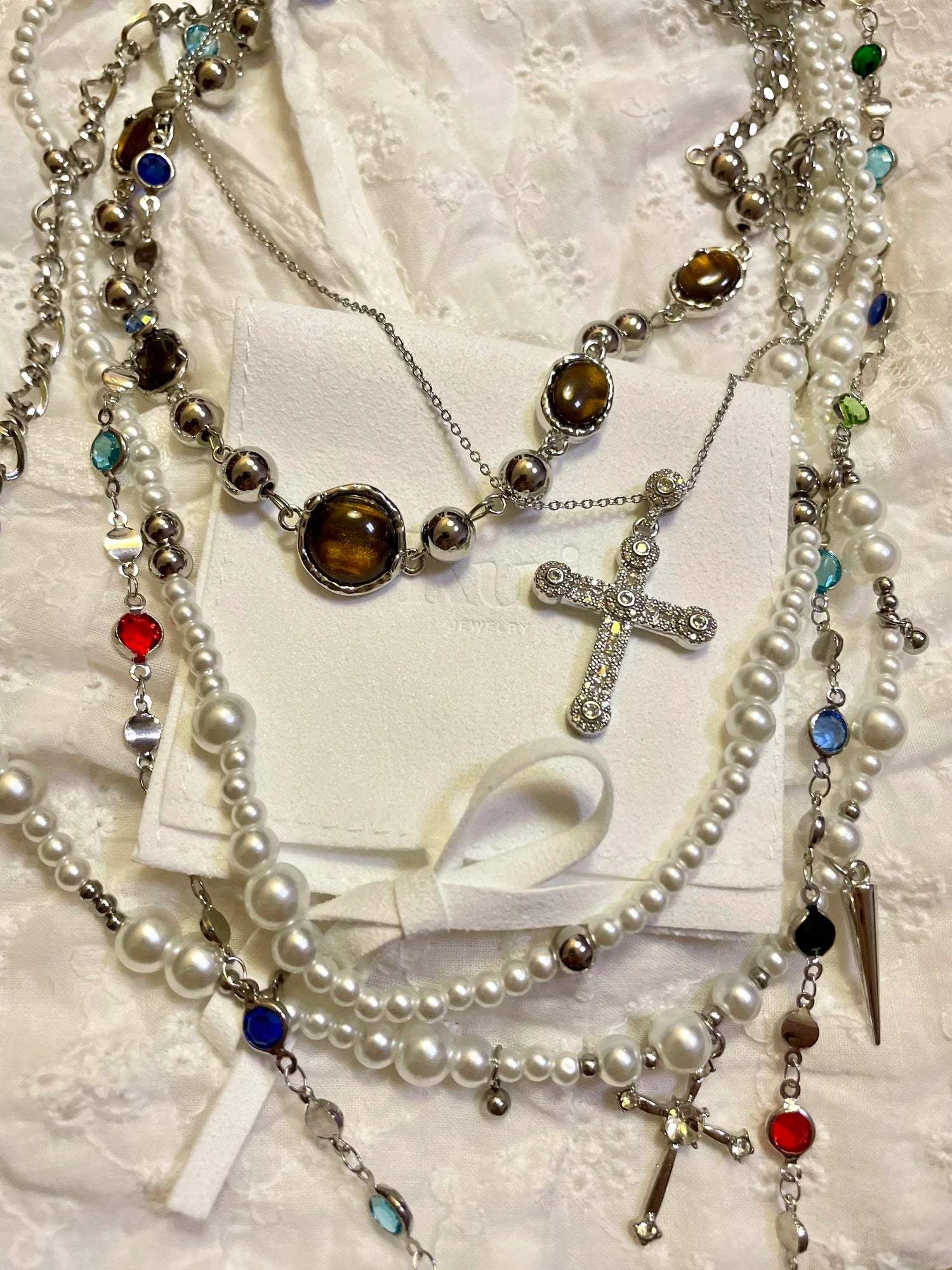 Jolie Colorful Lariat Necklace - Kuri Jewelry