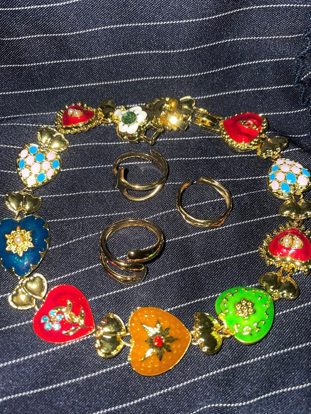 Marcia Vintage Heart Necklace - Kuri Jewelry