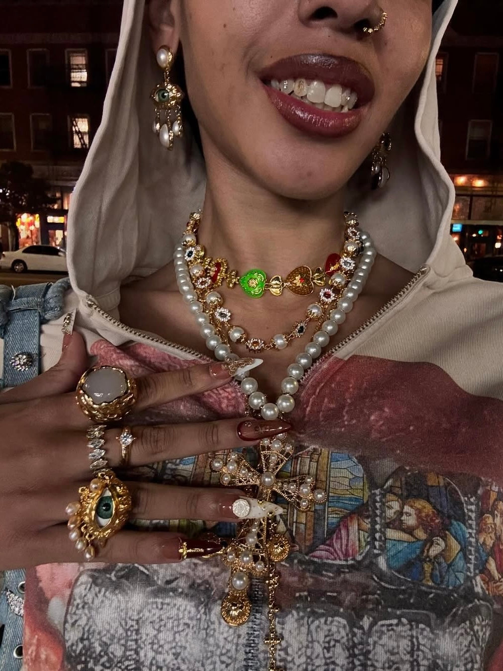 Marcia Vintage Heart Necklace - Kuri Jewelry