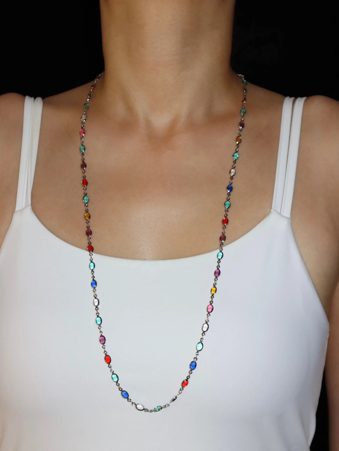 Yuri Colorful Long Necklace