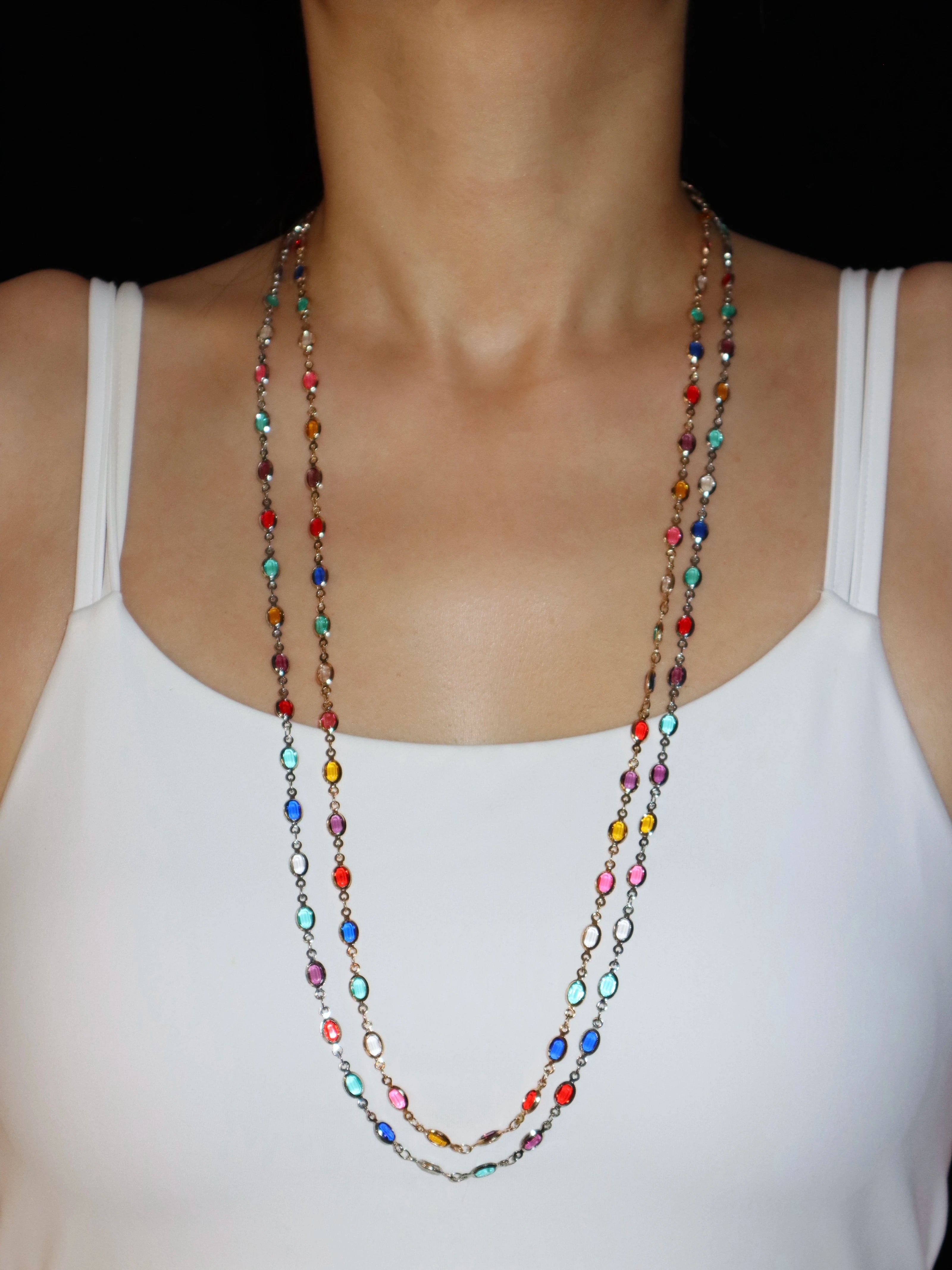 Yuri Colorful Long Necklace