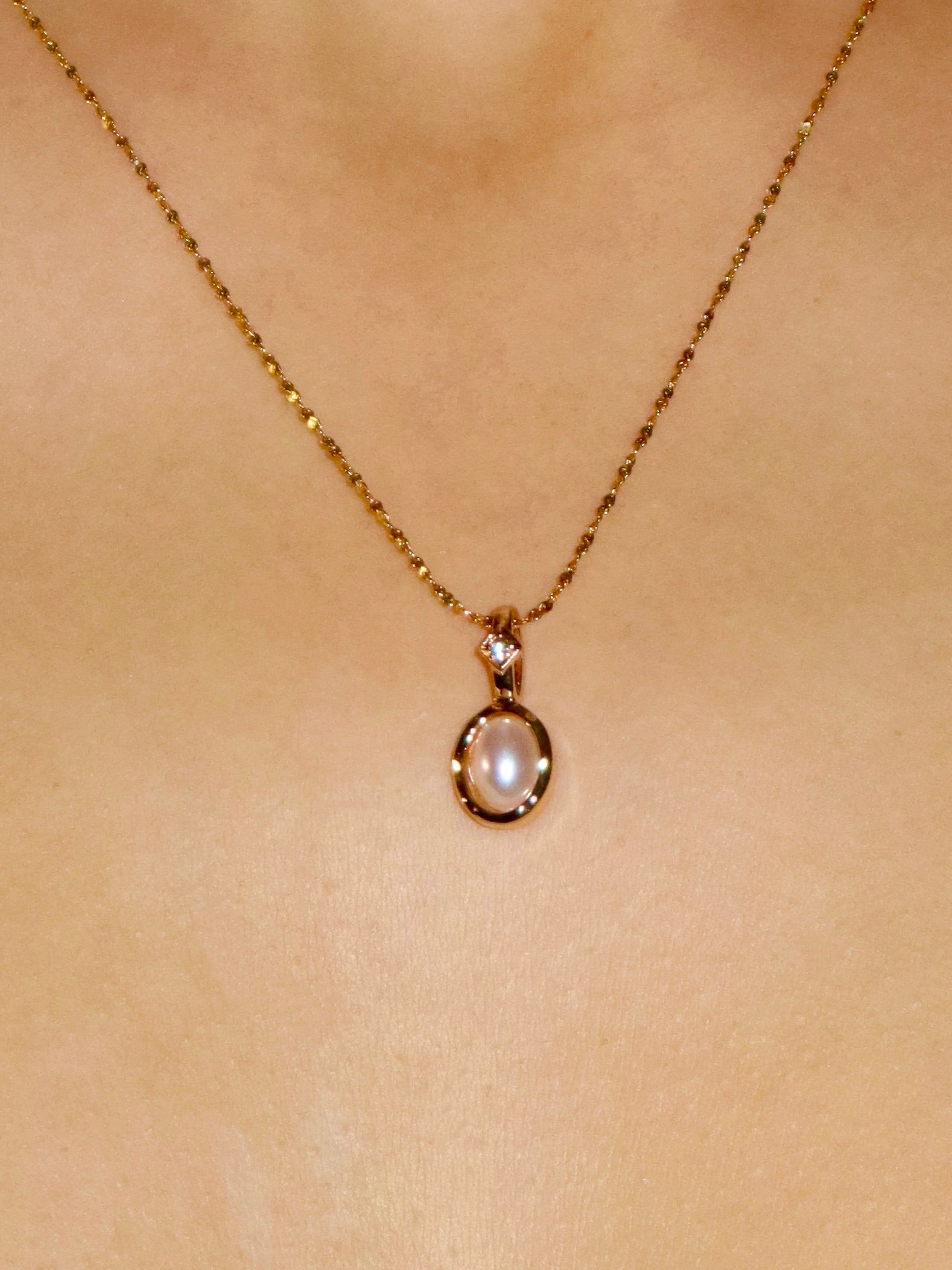 June Birthstone Pearl Necklace