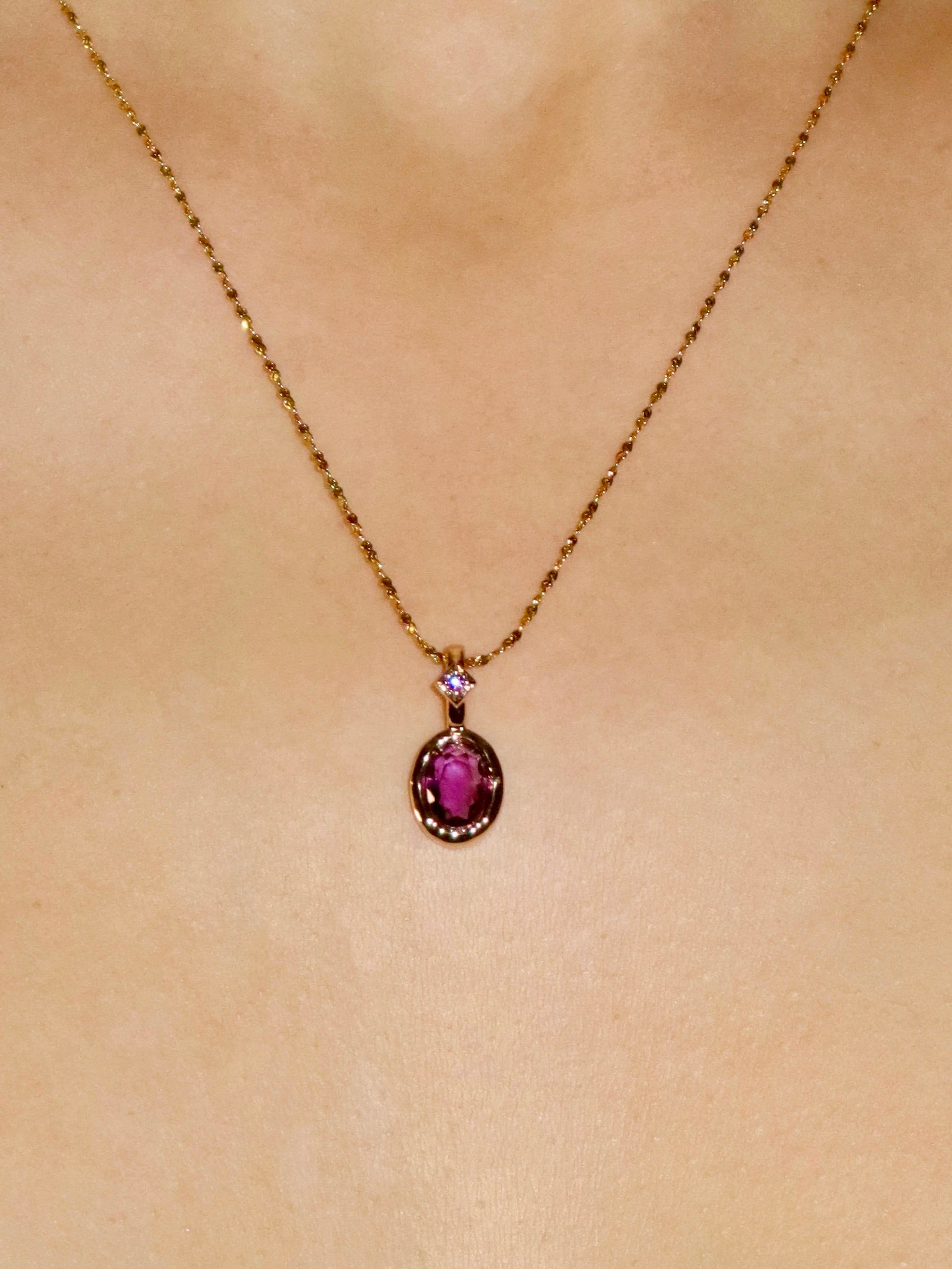 February Birthstone Amethyst Necklace