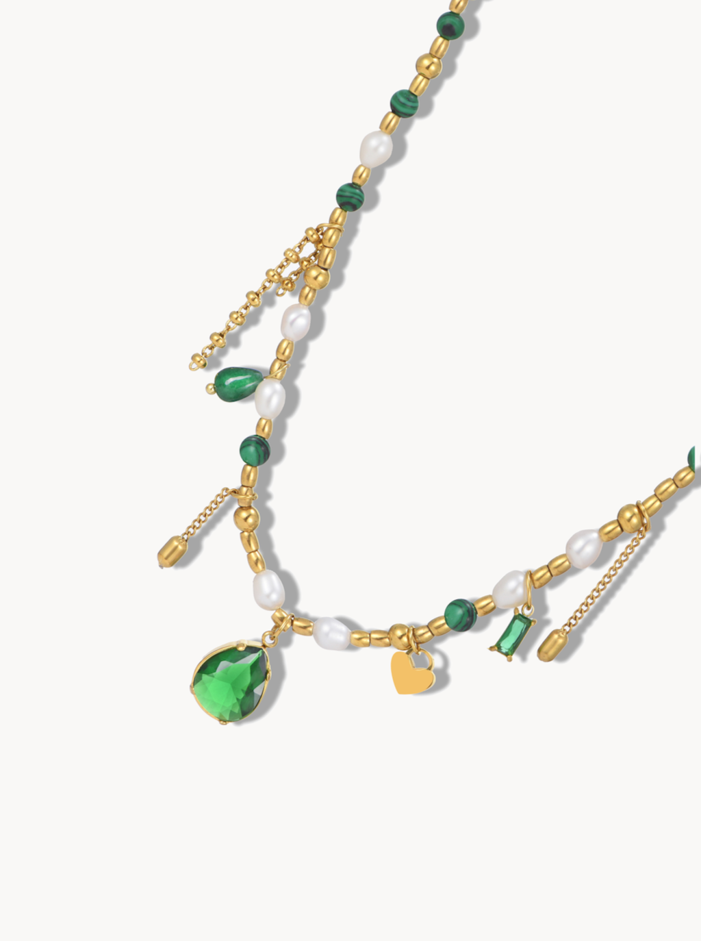 Diana Evergreen Pearl Necklace - Kuri Jewelry