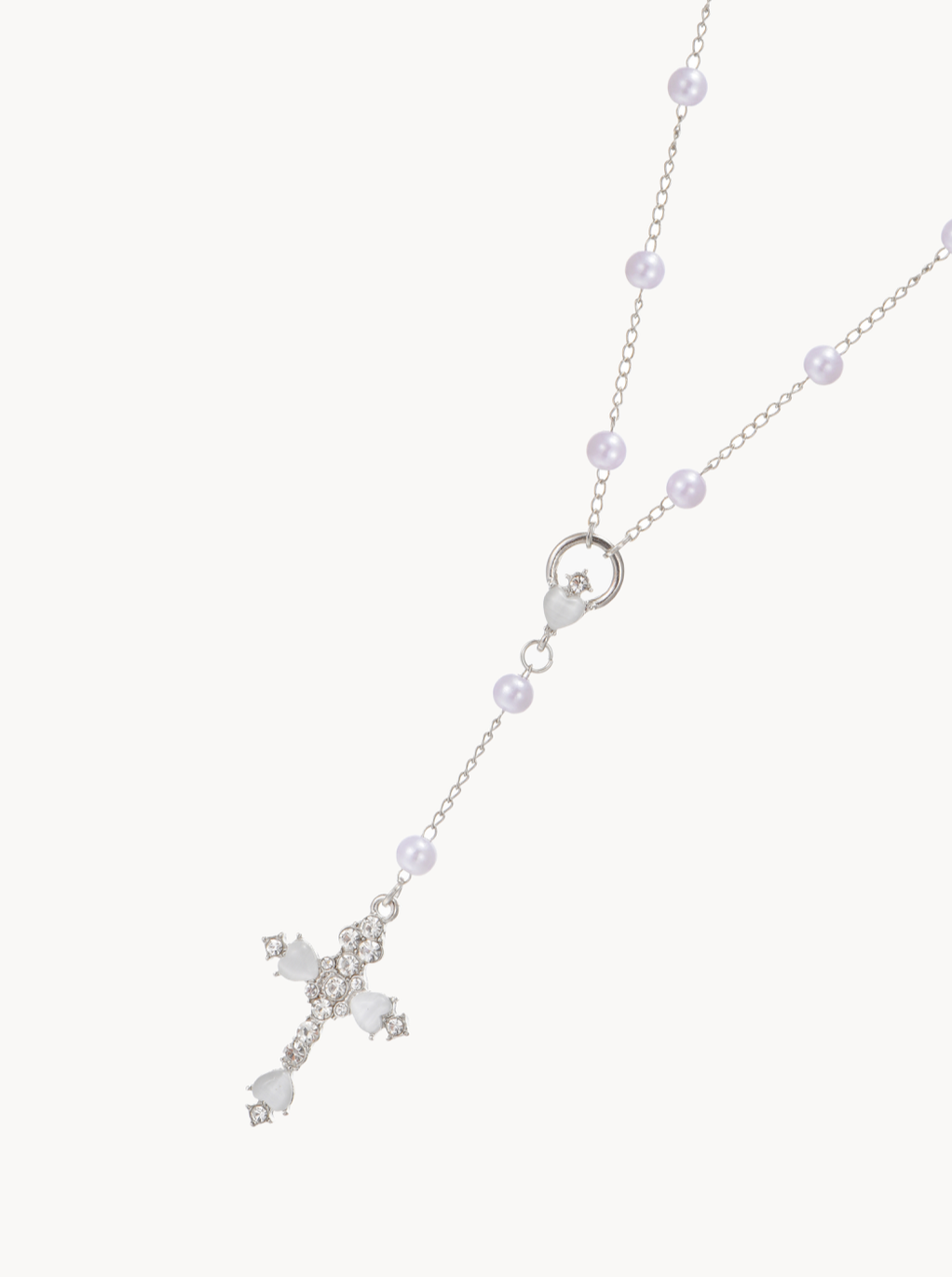 Miranda Pearl Lariat Necklace - Kuri Jewelry