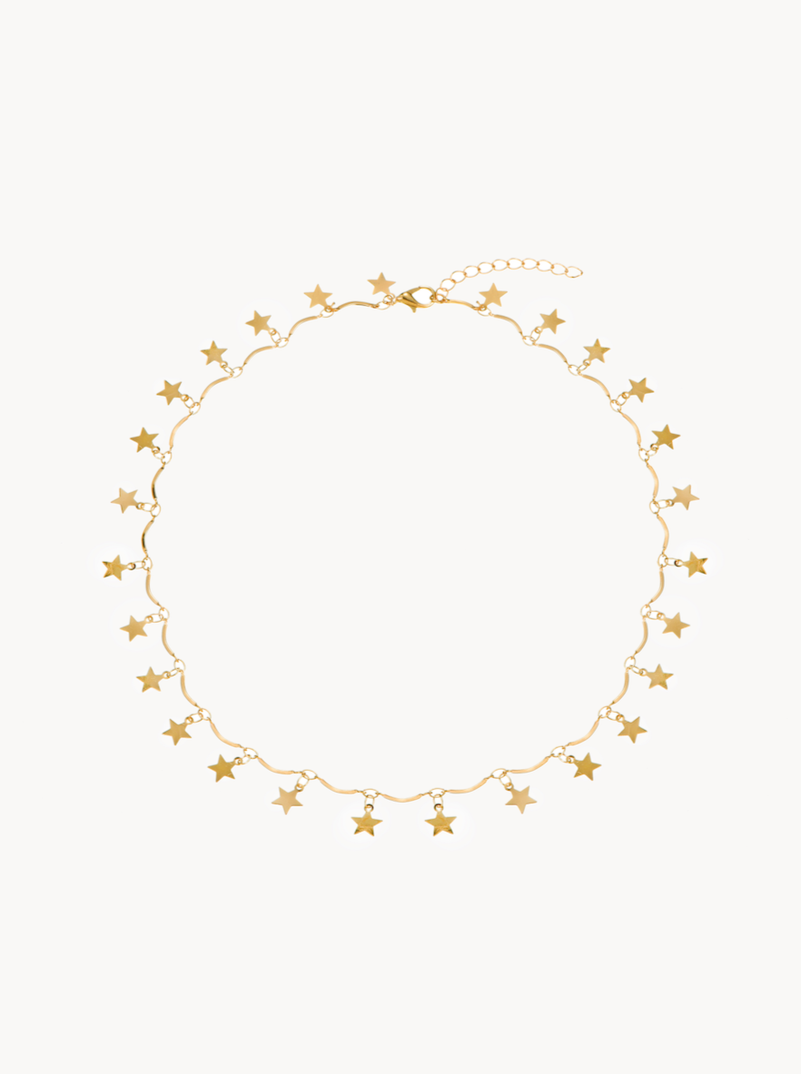 Zoe Star Choker Necklace - Kuri Jewelry