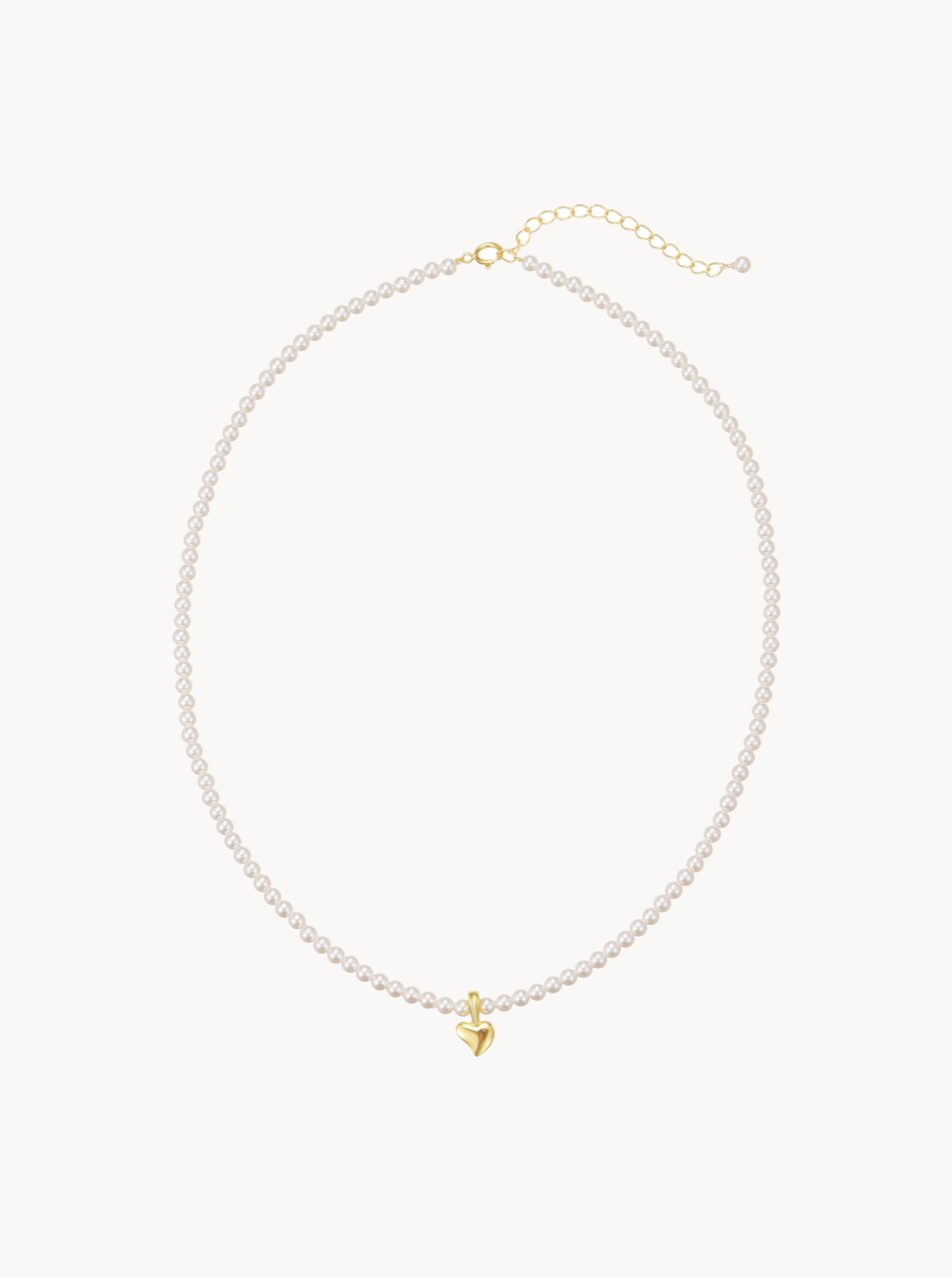 Alicia Heart Pearl Necklace - Kuri Jewelry