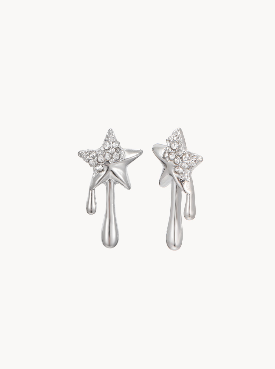 Aurora Lava Star Earrings - Kuri Jewelry