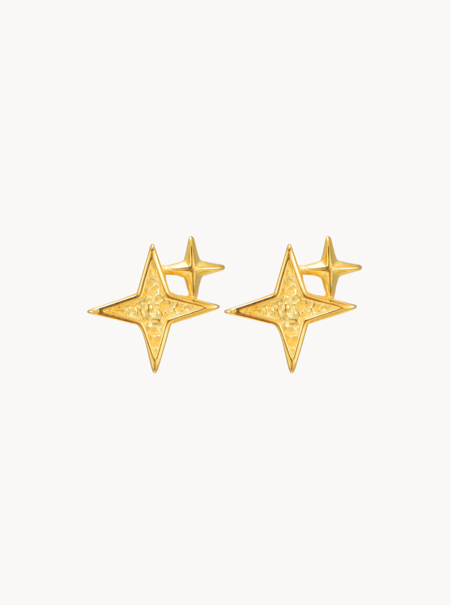 Leah Sparkle Stud Earrings - Kuri Jewelry