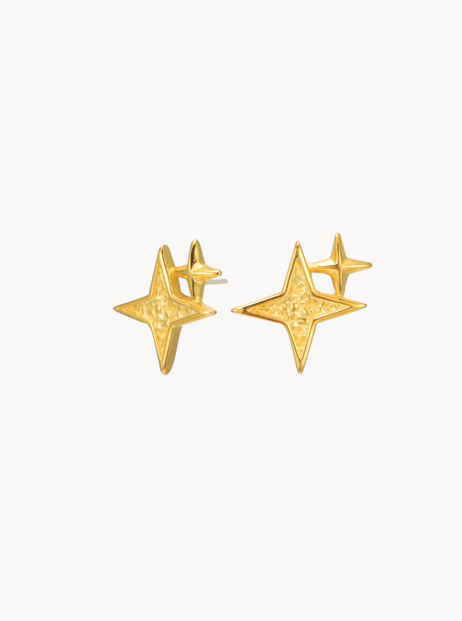 Leah Sparkle Stud Earrings - Kuri Jewelry