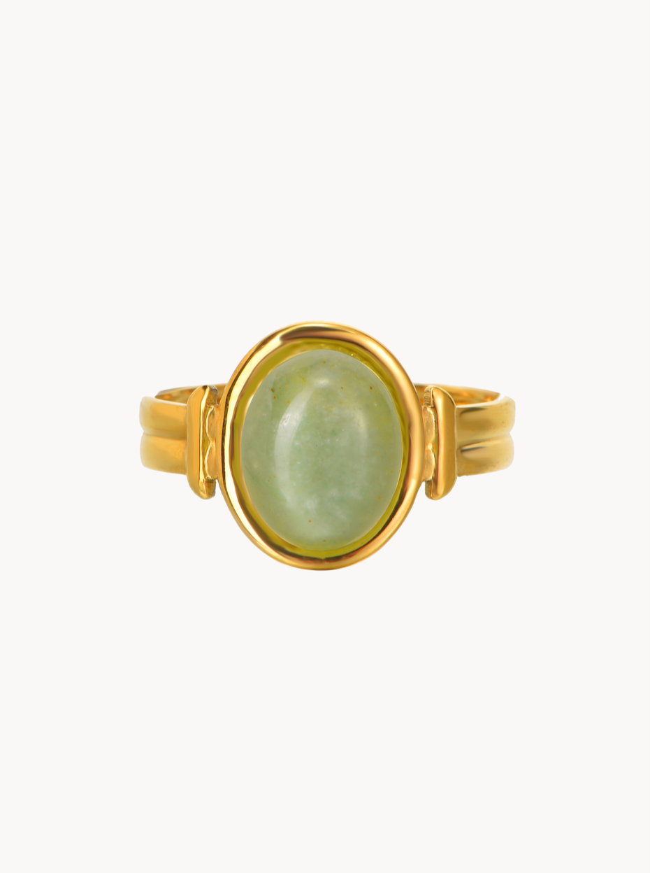 Cat's Eye Golden Ring - Kuri Jewelry