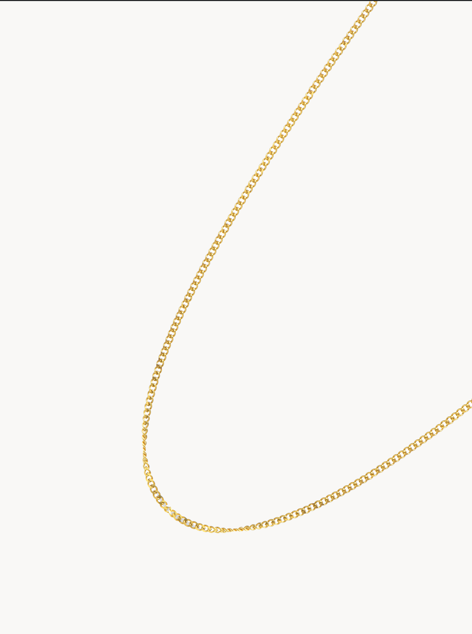 Alina Micro Cuban Chain - Kuri Jewelry