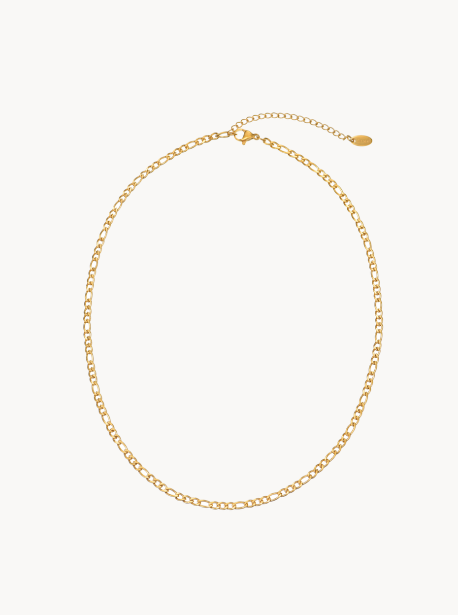 Matilda Figaro Chain Necklace - Kuri Jewelry