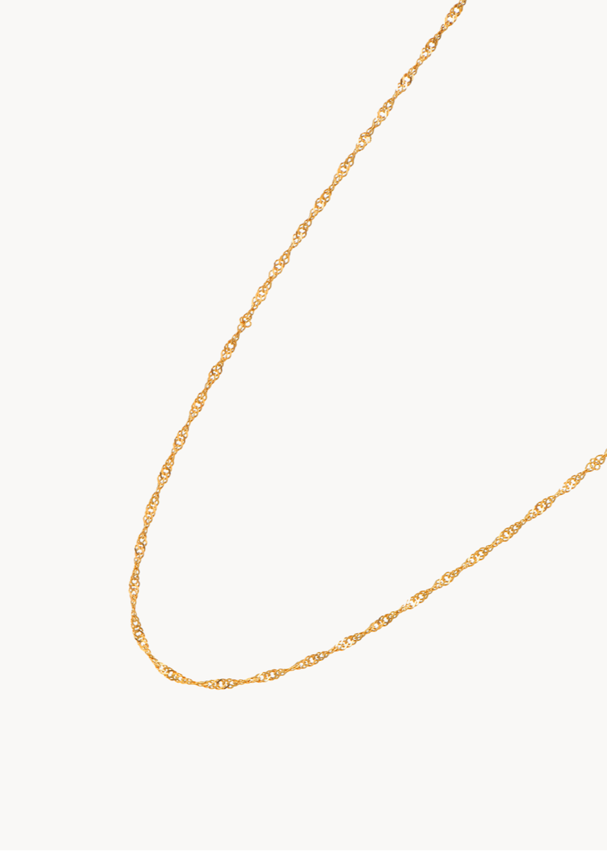 Harper Water Wave Chain Necklace - Kuri Jewelry