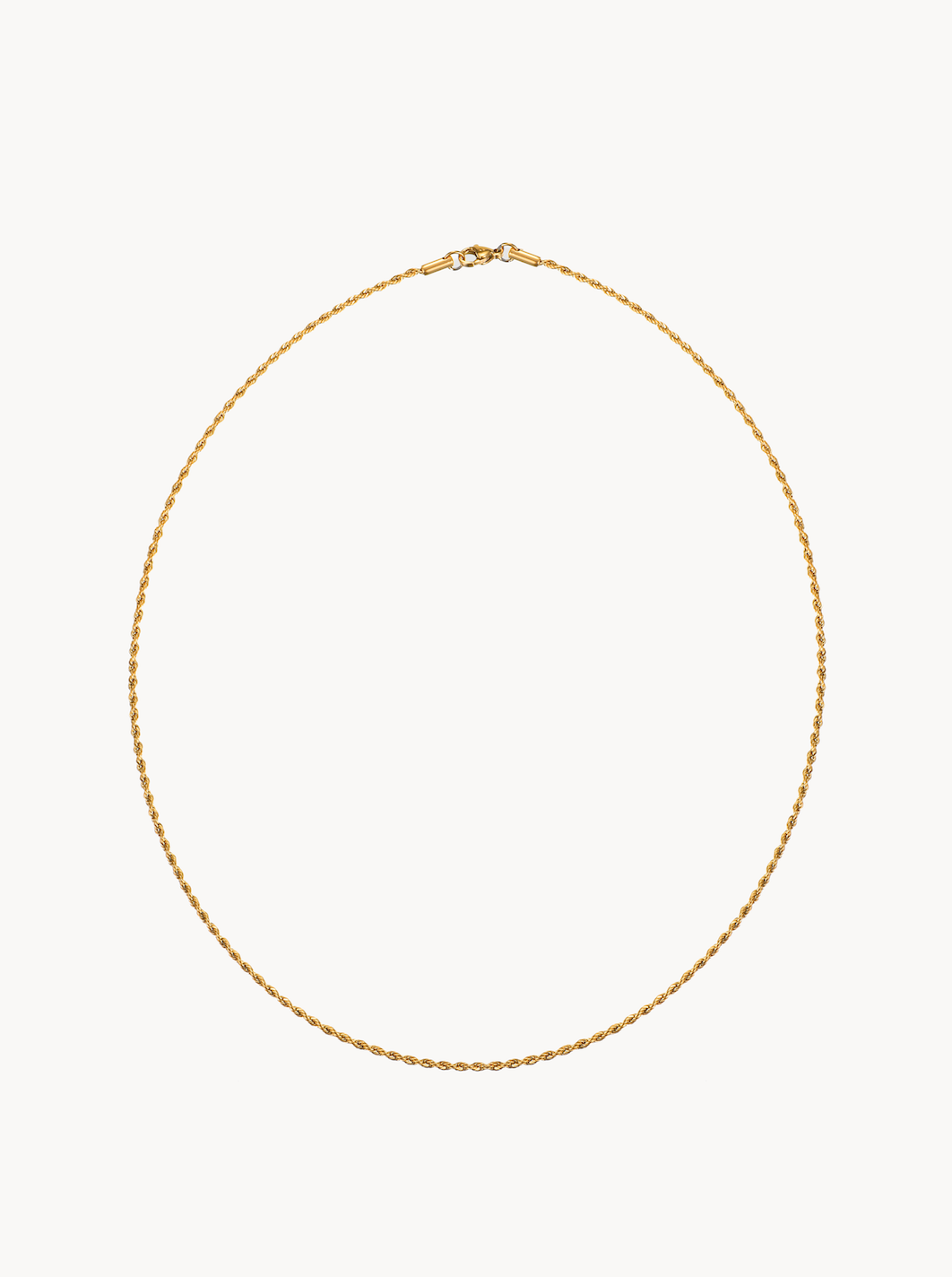 Arlene Golden Rope Chain Necklace - Kuri Jewelry