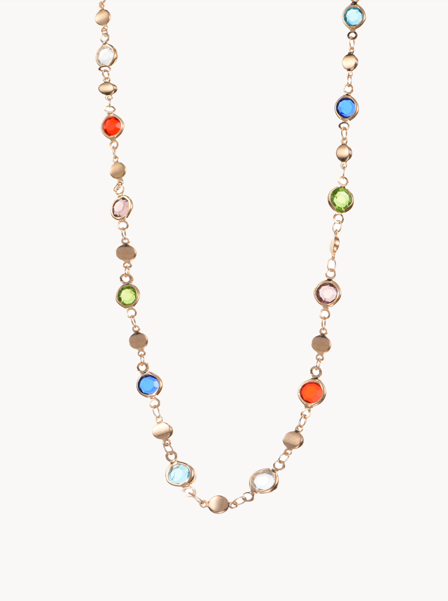 Jolie Colorful Lariat Necklace - Kuri Jewelry