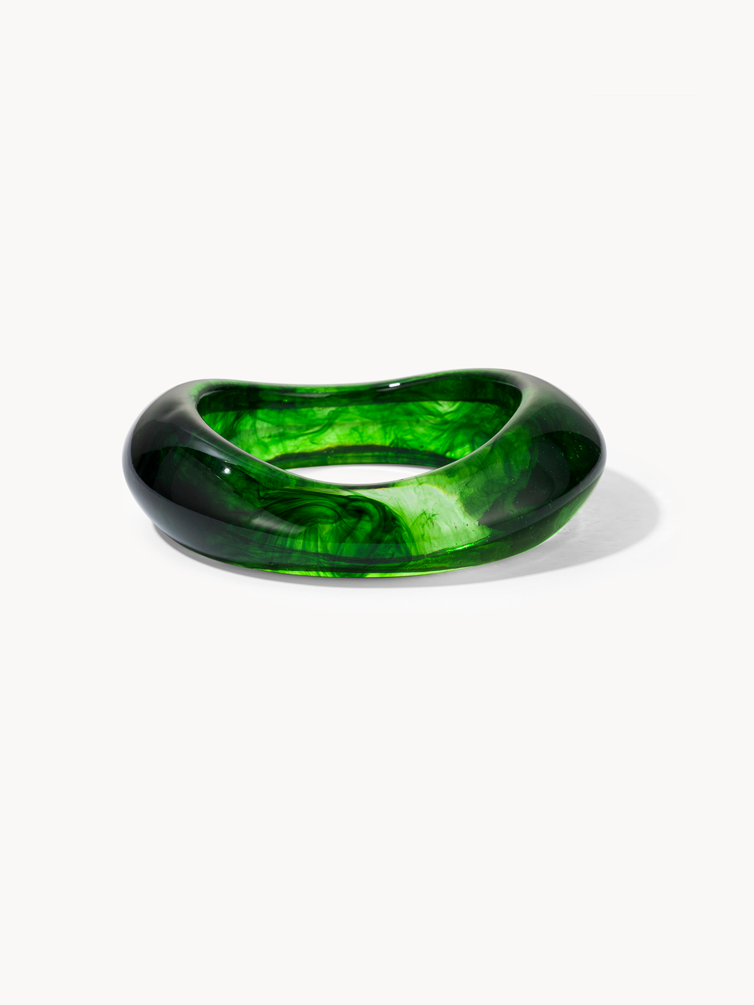 Leila Green Wave Resin Bangle