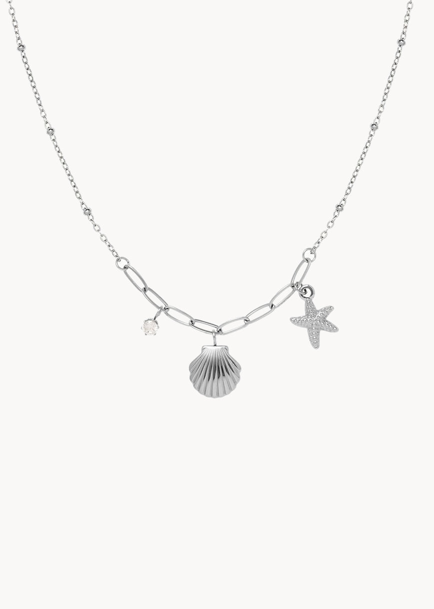 Ashley Shell & Starfish Necklace - Kuri Jewelry