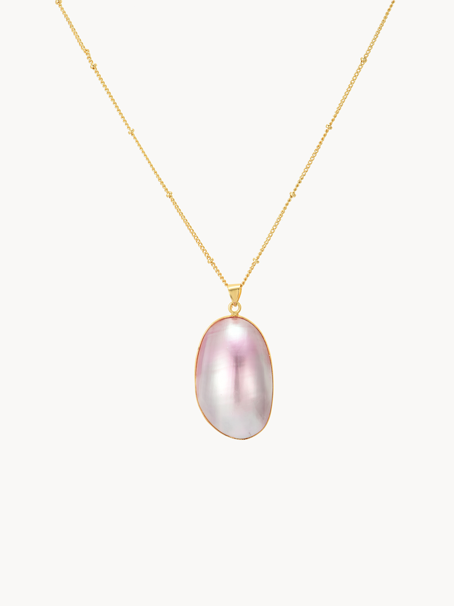 Pink Large Shell Necklace