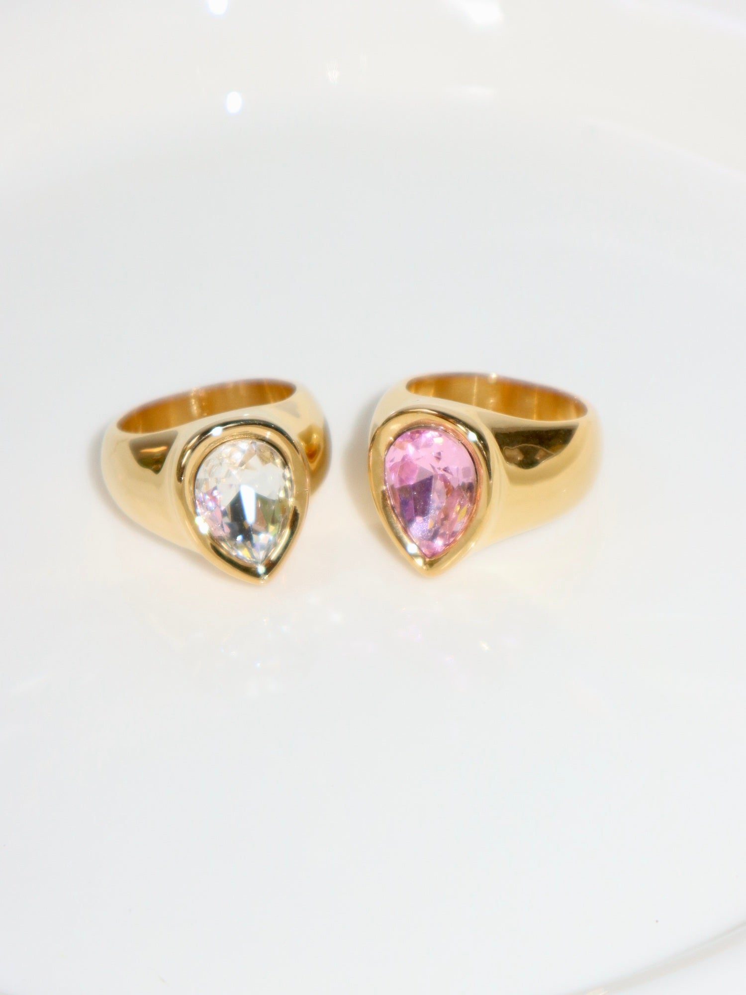 Waterdrop Ring | Elegant Minimalist Jewelry – Kuri
