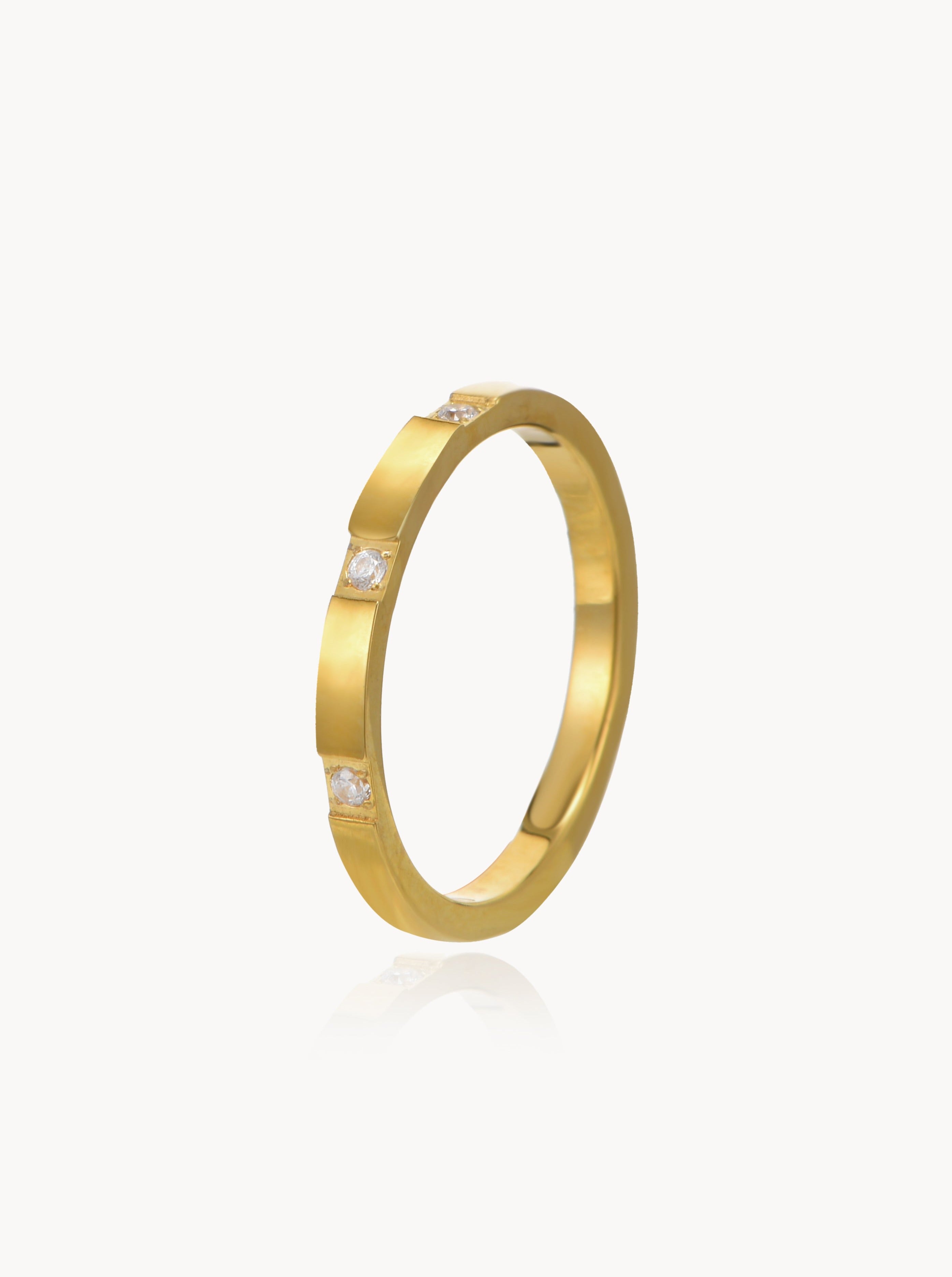 Nelly Golden Ring - Kuri Jewelry