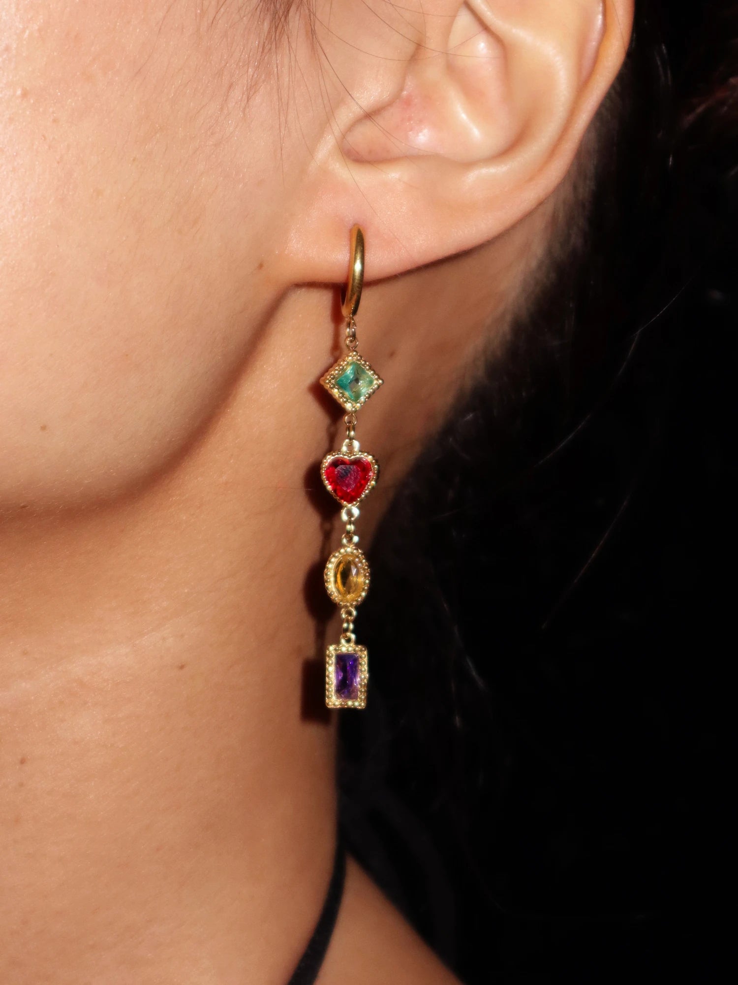 Rainbow Earrings | Elegant Minimalist Jewelry – Kuri