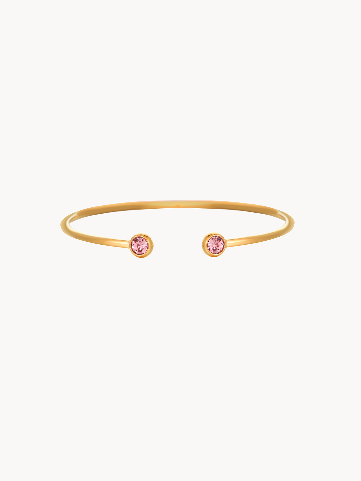 Vicky Pink Zircon Bangle