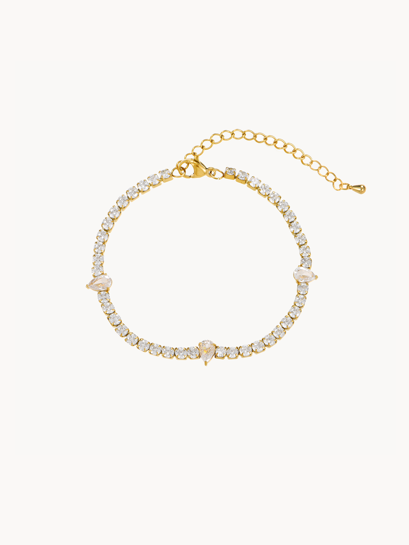 Waterdrop Tennis Bracelet - Kuri Jewelry