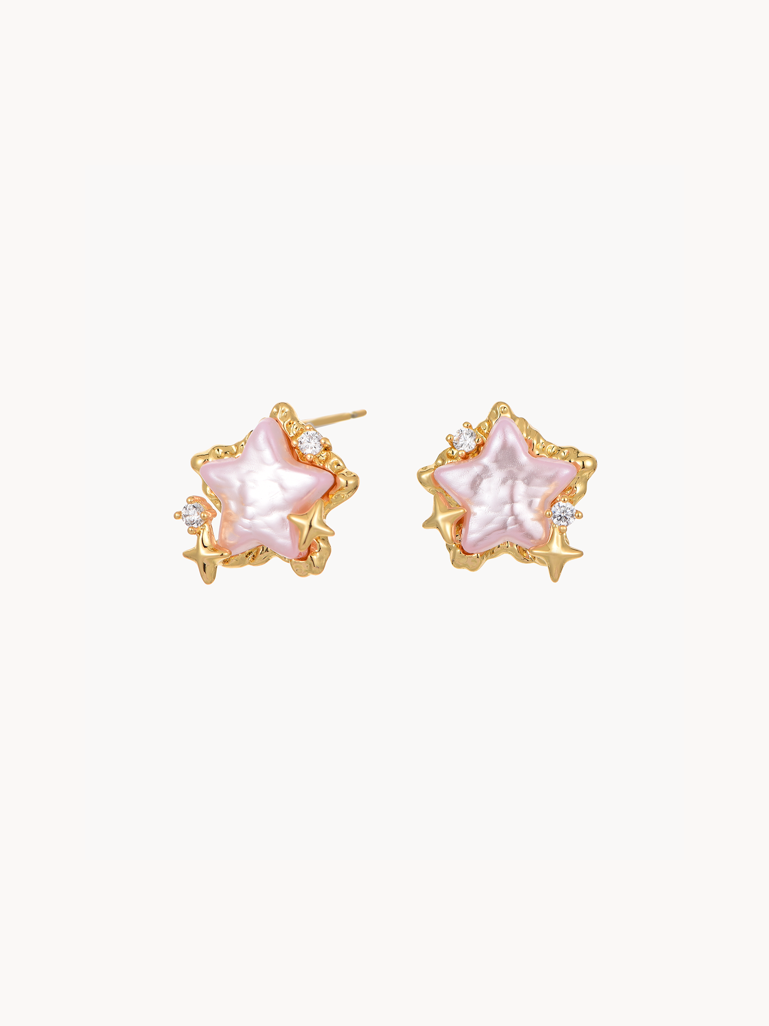 Xylia Pearl Star Earrings