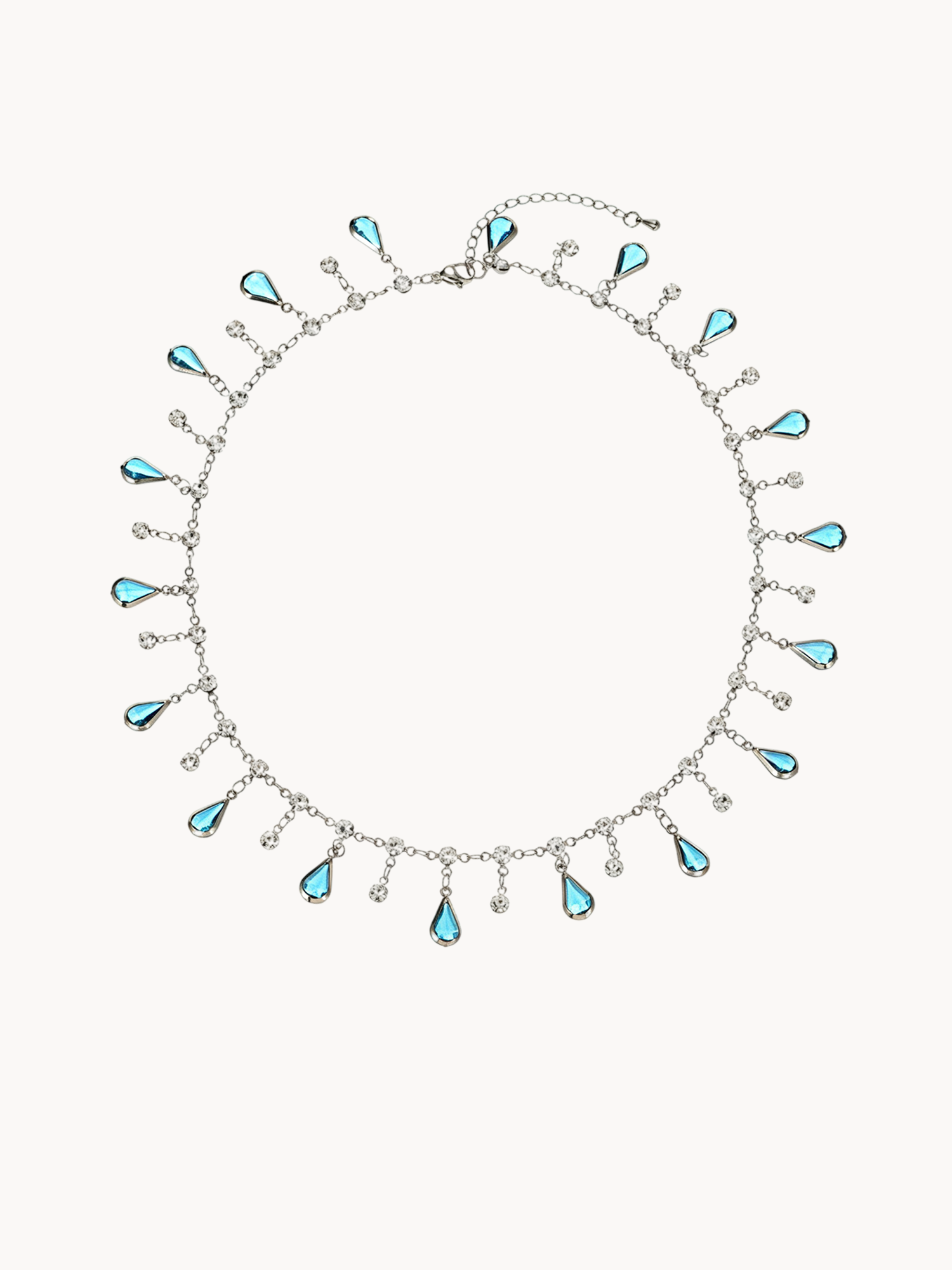 Alberta Blue Waterdrop Necklace