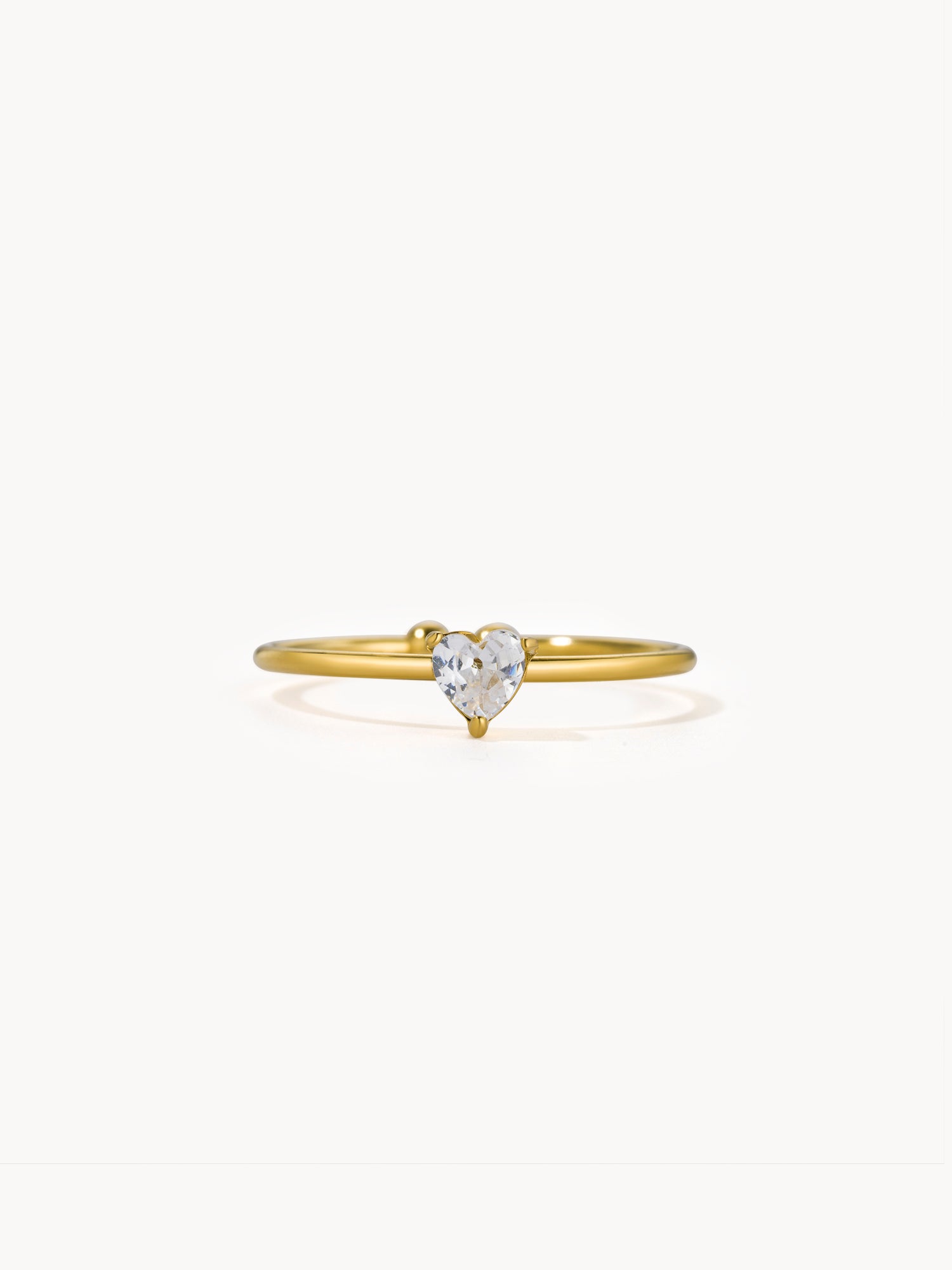April Birthstone Ring - Kuri Jewelry