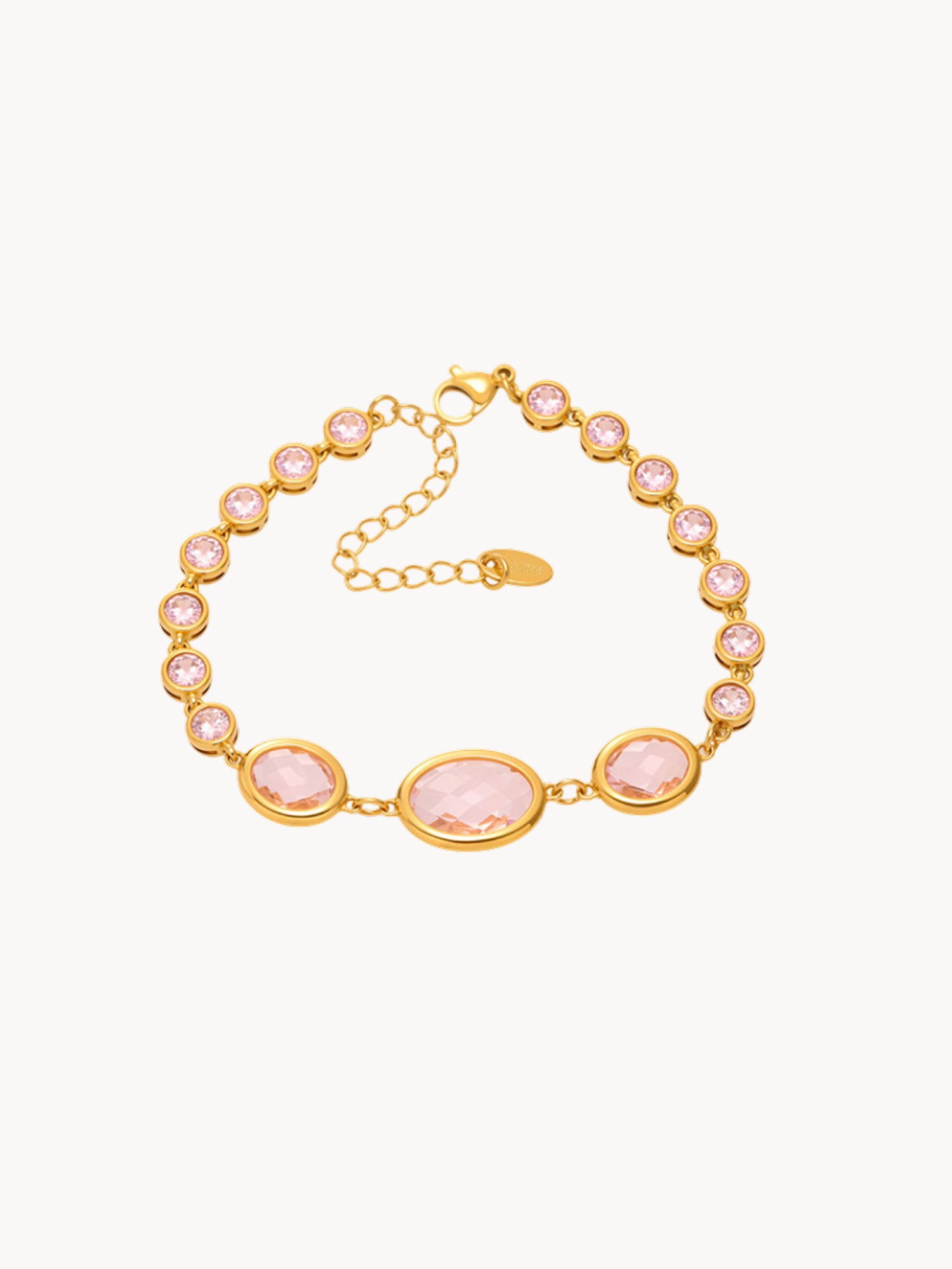 Lainey Glass Stone Bracelet - Kuri Jewelry