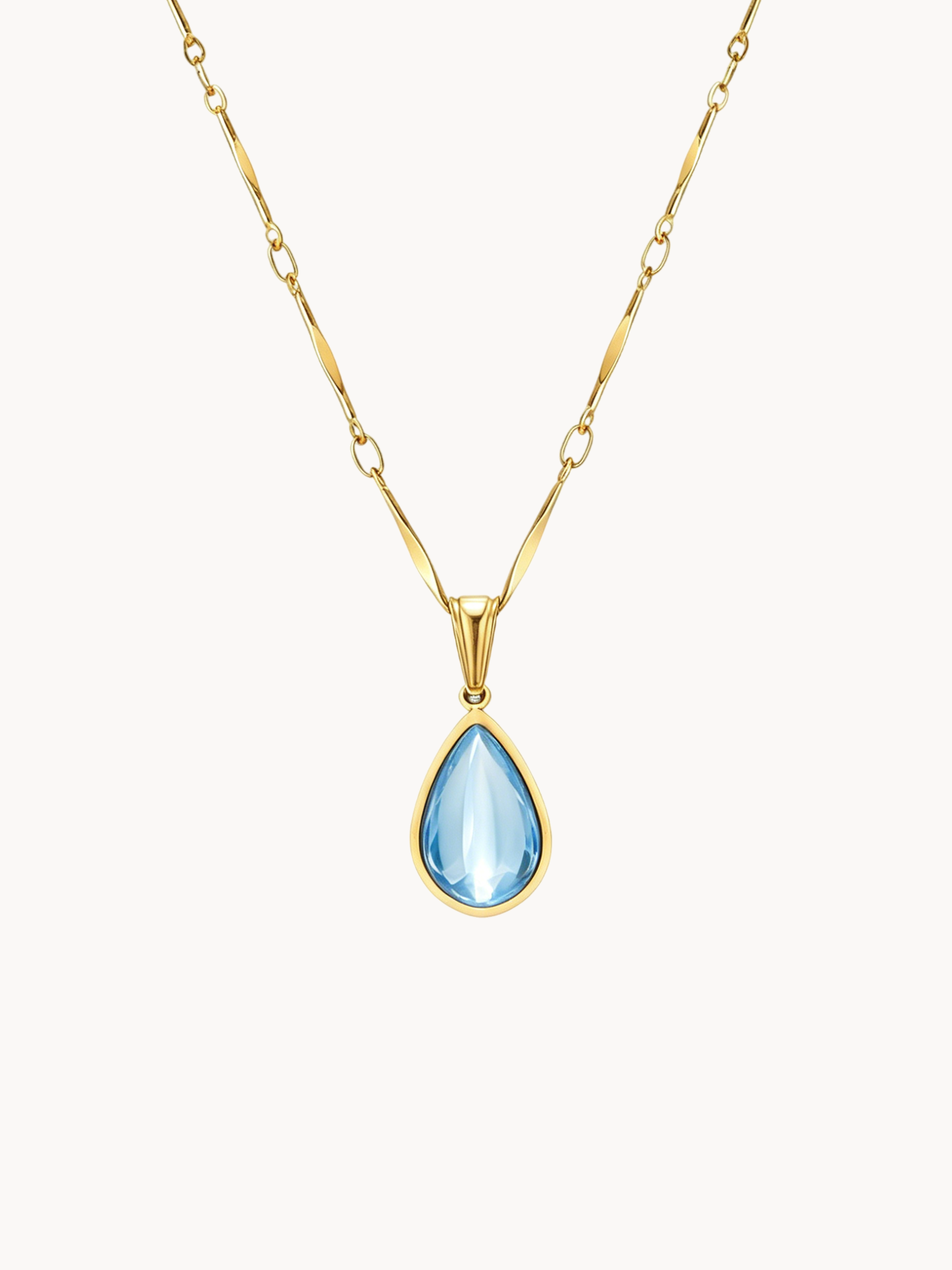 Dora Blue Waterdrop Necklace