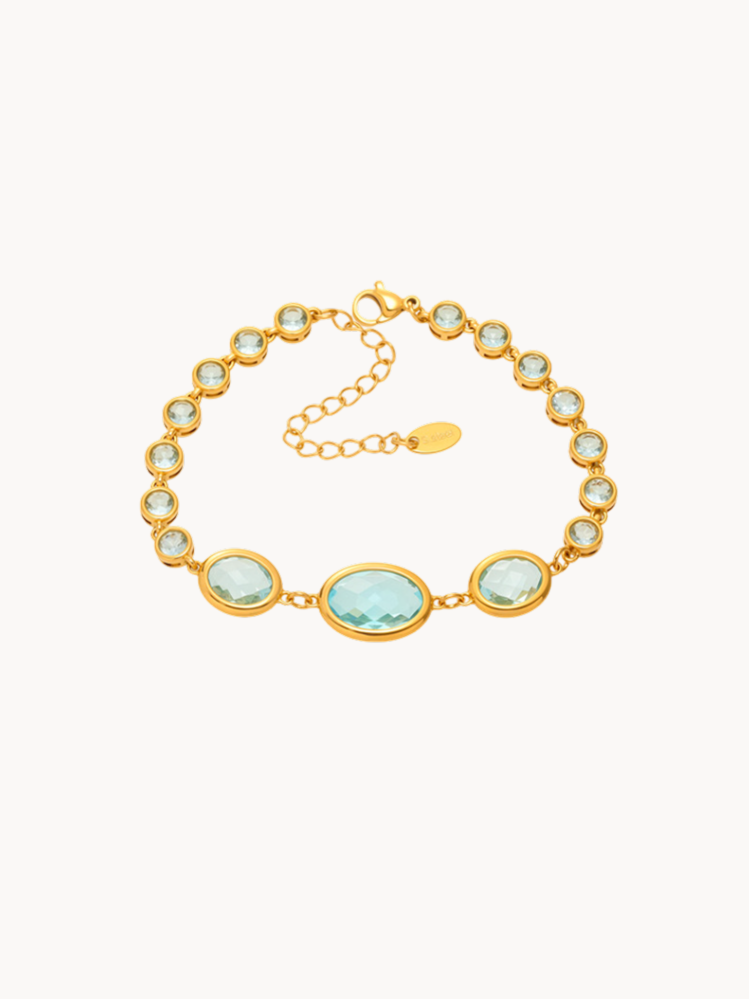 Lainey Glass Stone Bracelet