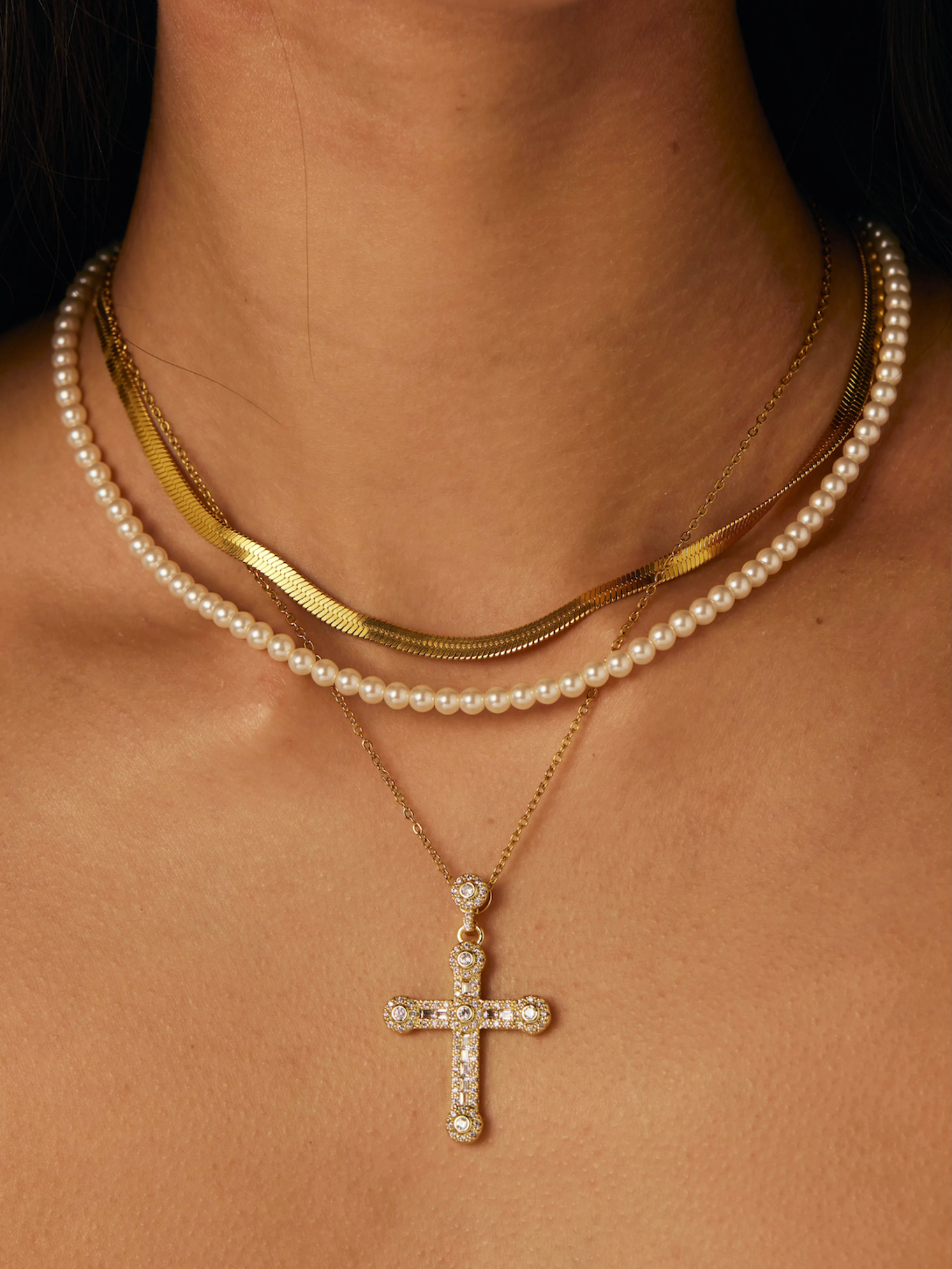 Faith Pearl Necklace - Kuri Jewelry