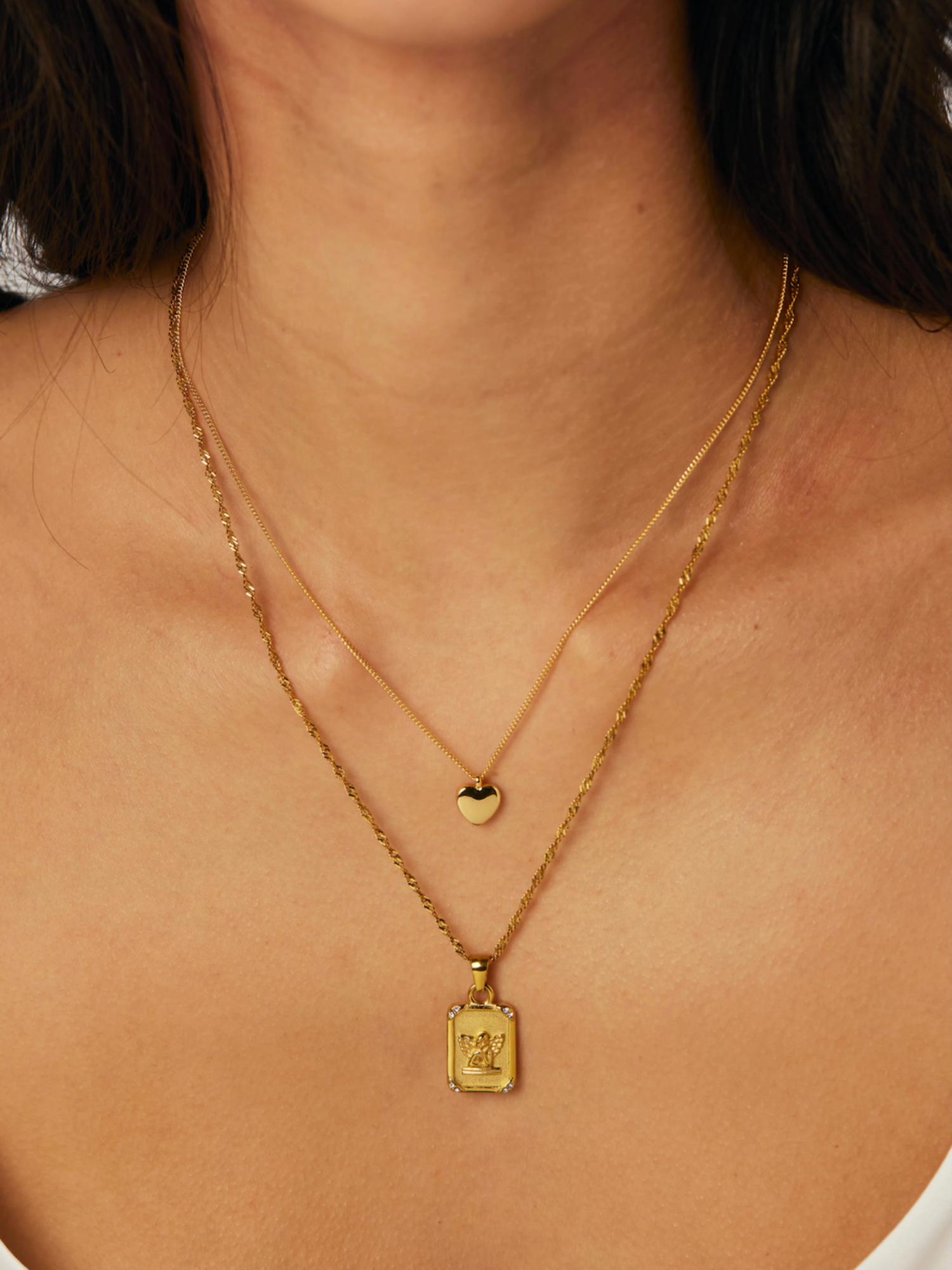 Chris Petit Heart Necklace - Kuri Jewelry