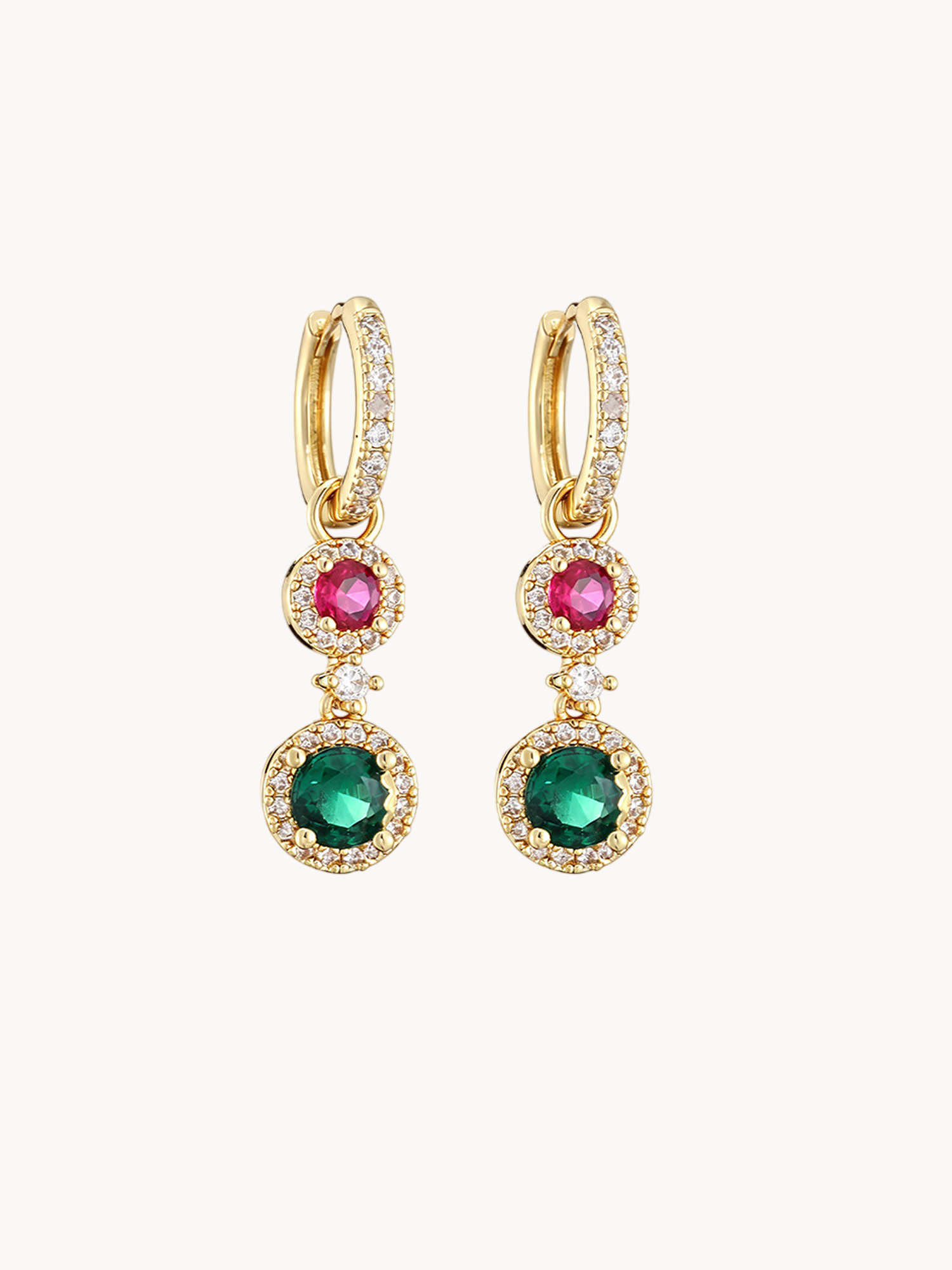 Iris Colored Earrings
