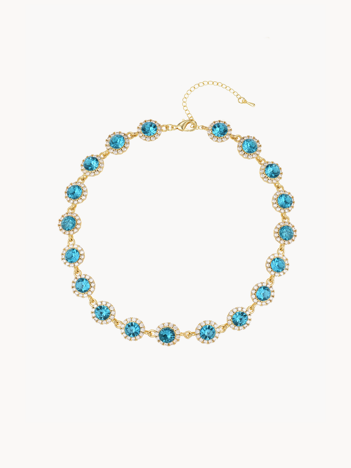 Iris Blue Choker
