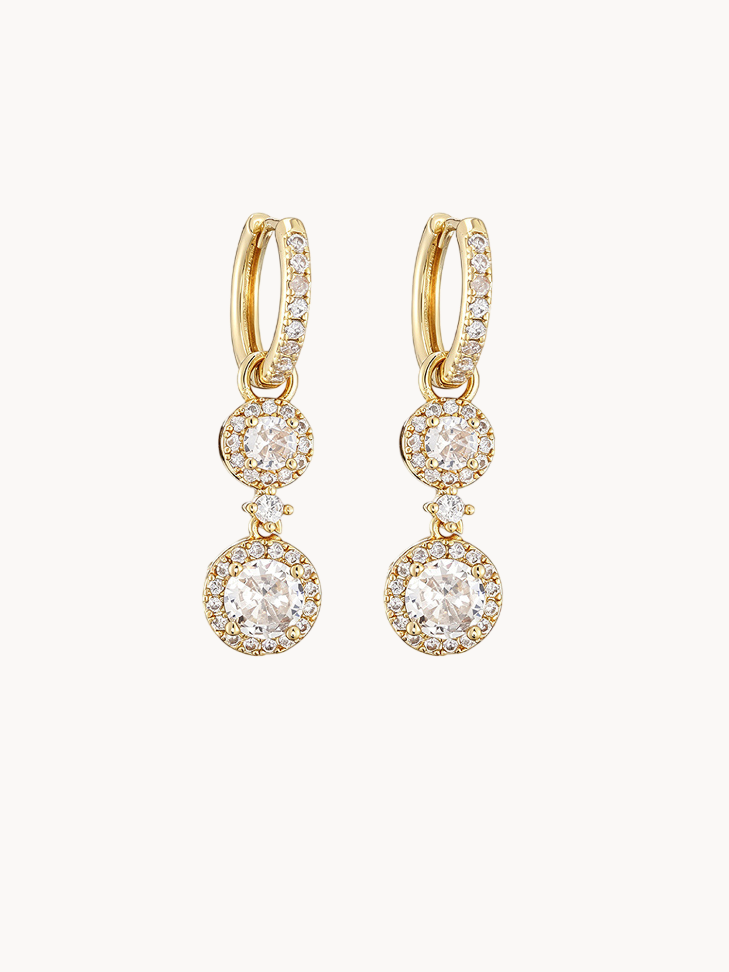 Iris Golden Earrings