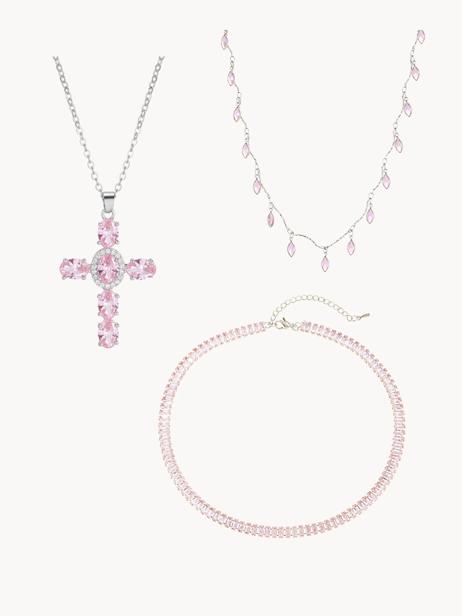 Elvira Ada Alberta Pink Set
