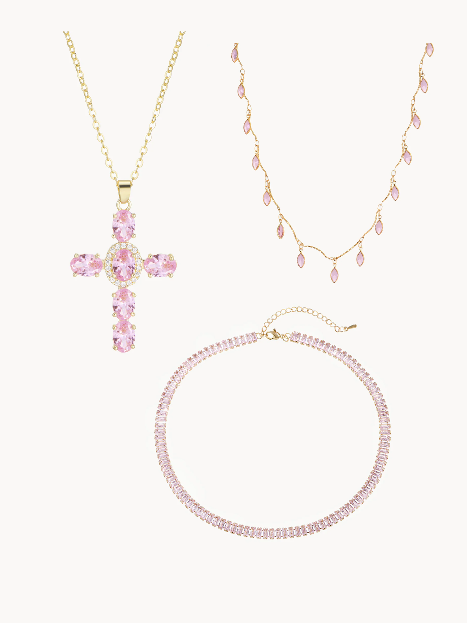 Elvira Ada Alberta Pink Set