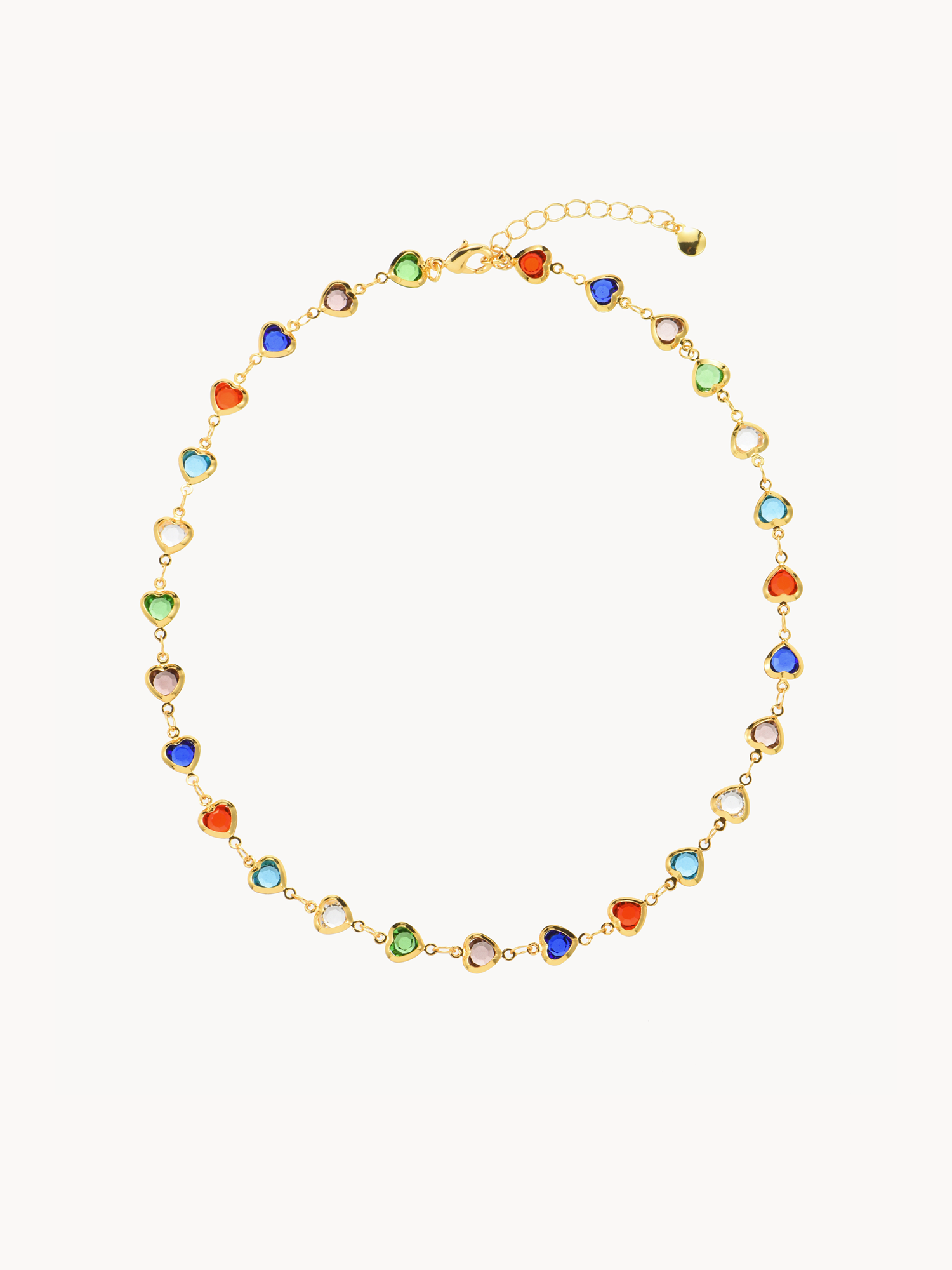 Collar Margaret Corazones de Colores