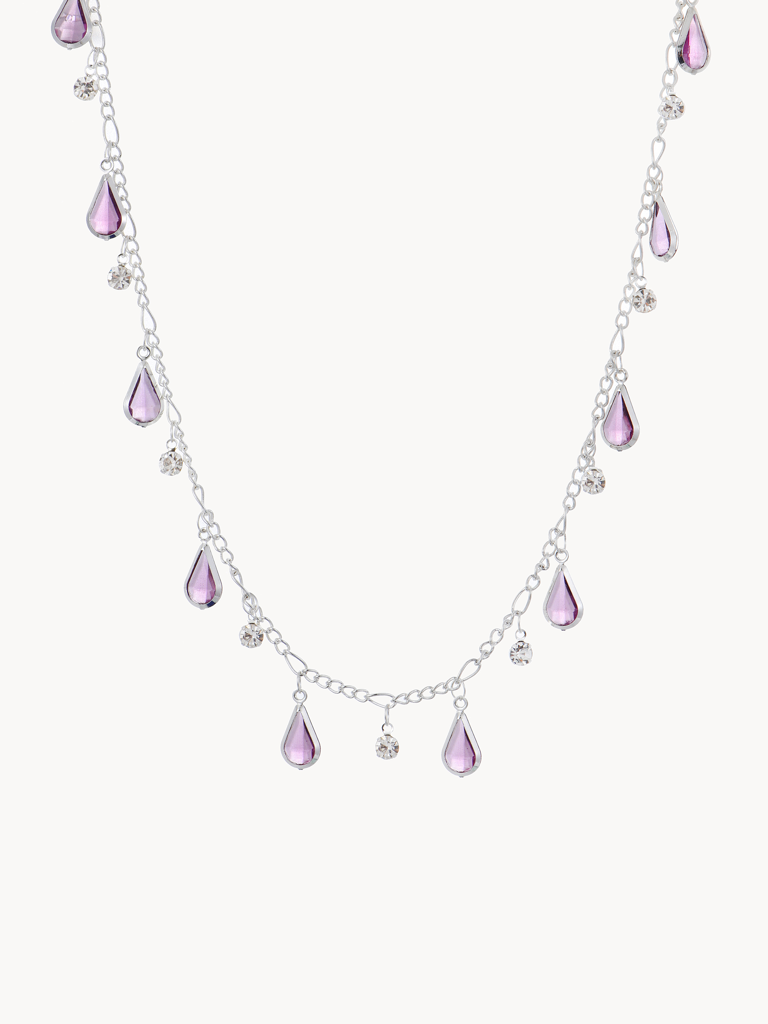 Alberta Purple Waterdrop Necklace - Kuri Jewelry