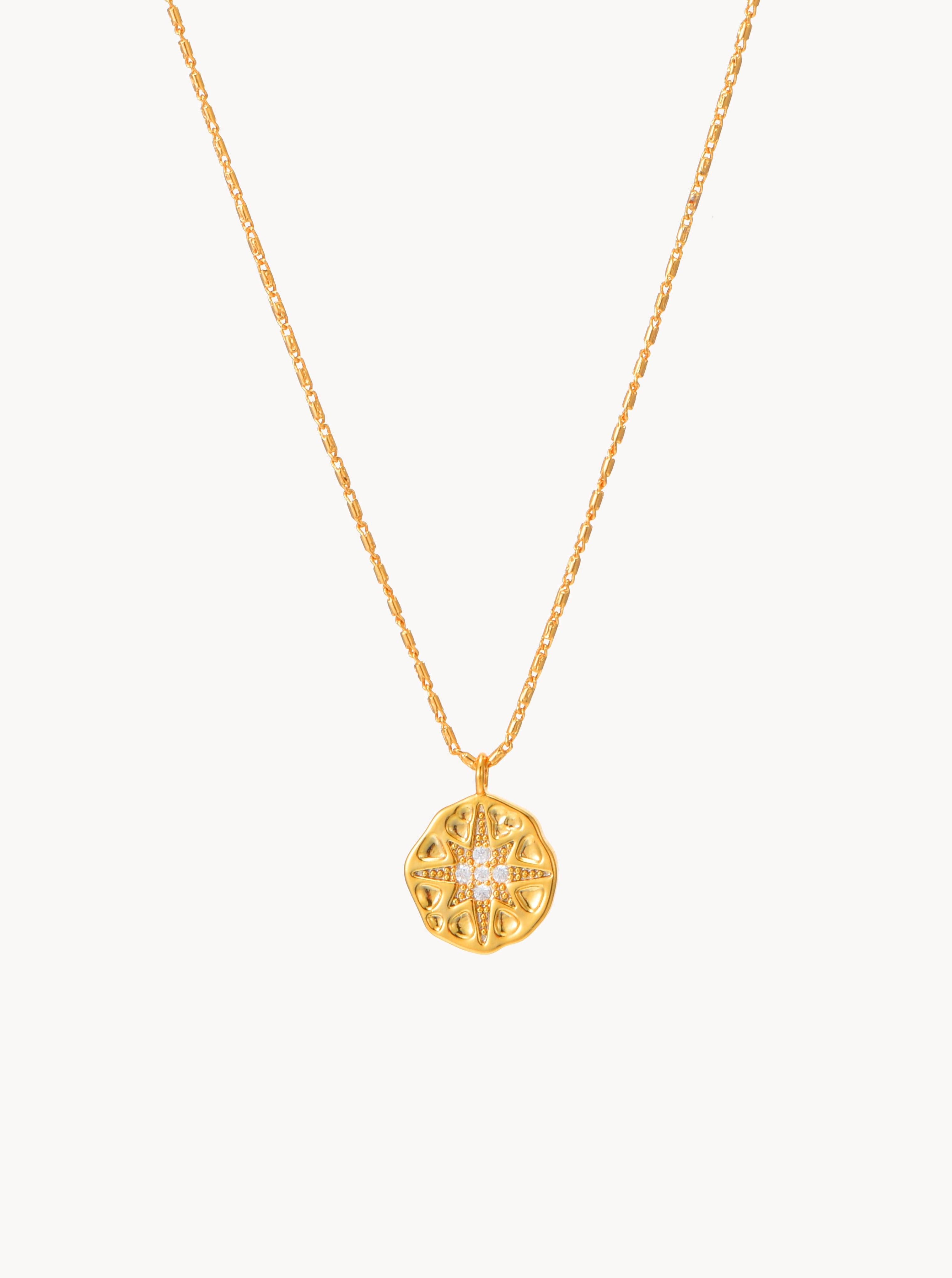 Star Coin Golden Necklace - Kuri Jewelry