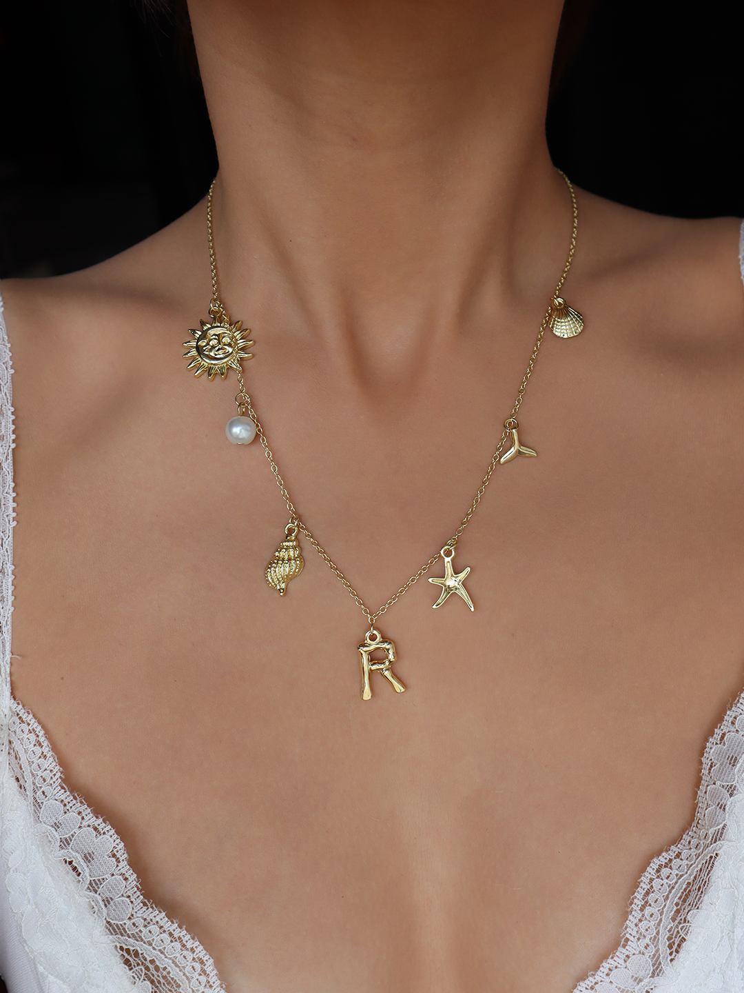 Marina Alphabet Necklace