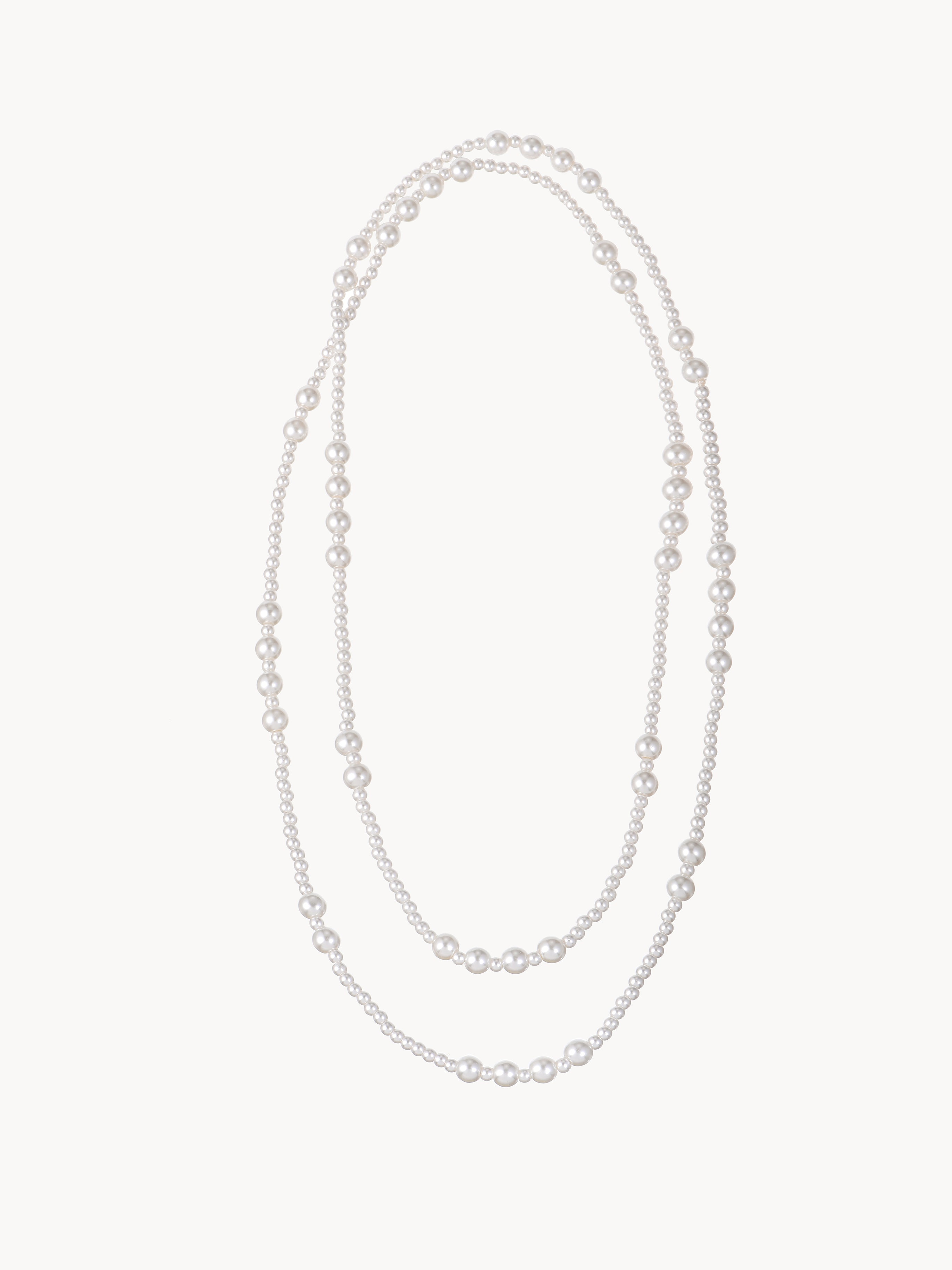 Lorraine Pearl Long Chain Necklace