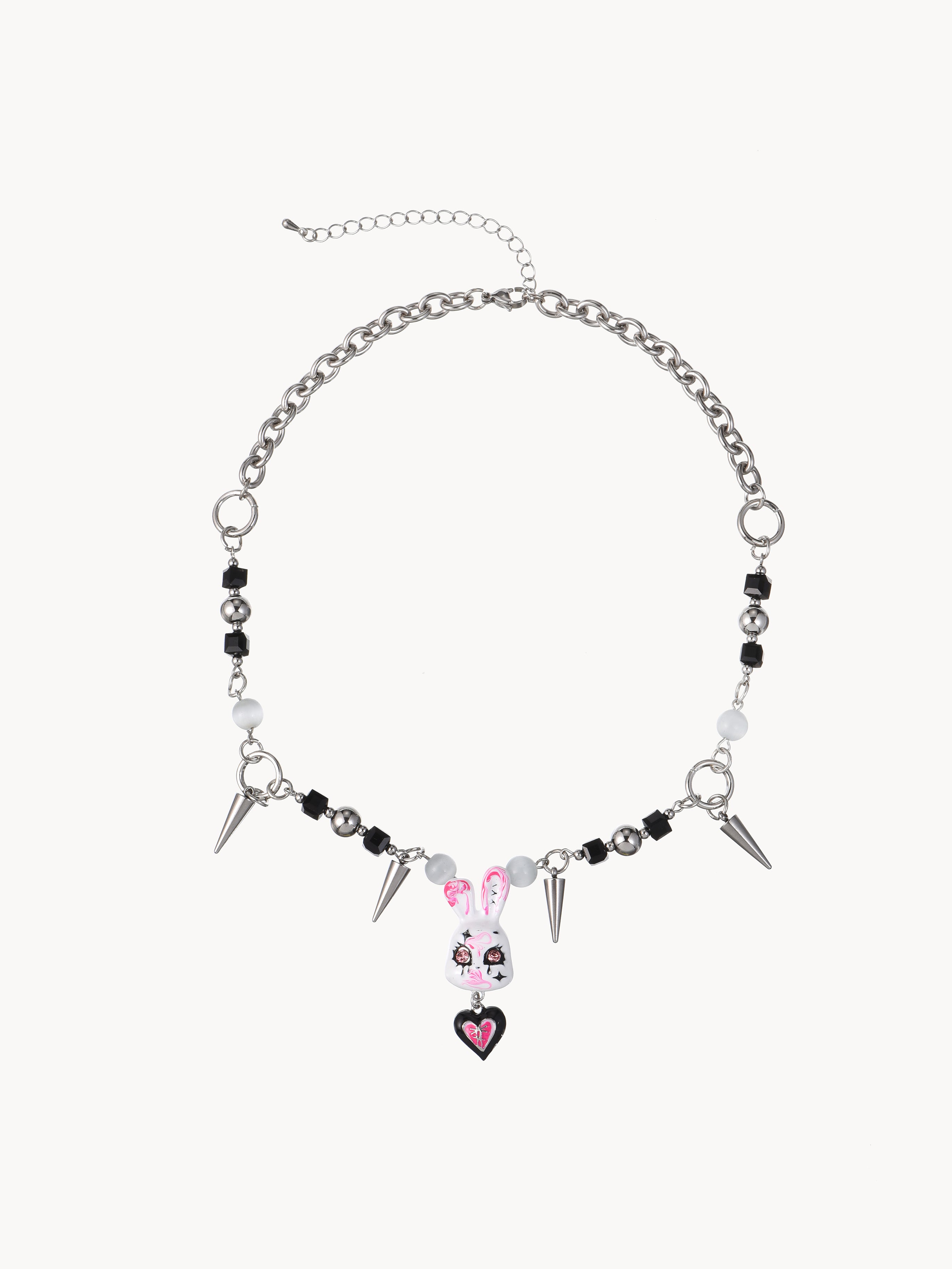 Kay Evil Bunny Heart Necklace