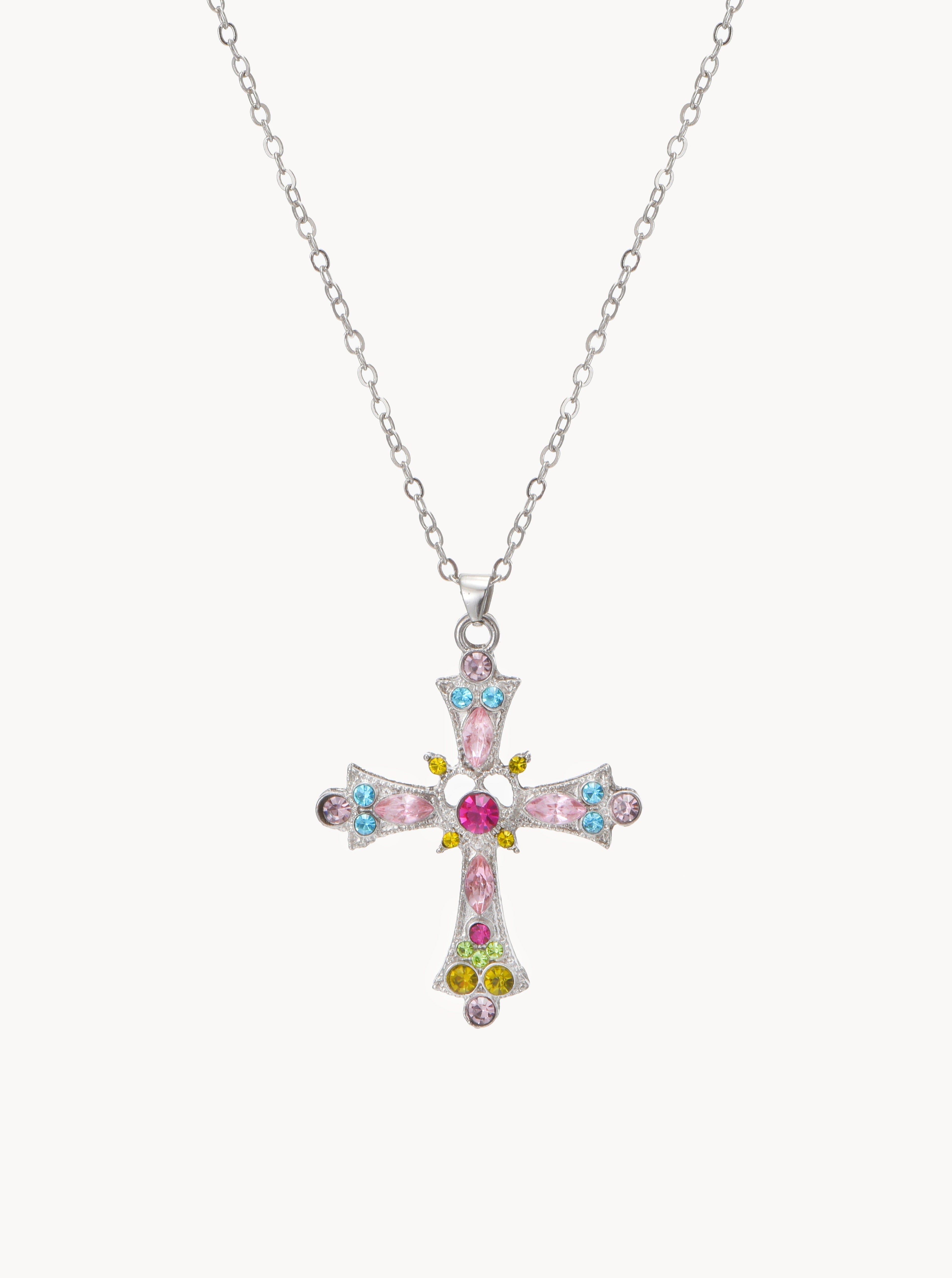 Sara Y2K Cross Necklace - Kuri Jewelry