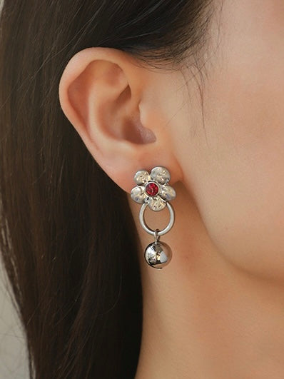 Gothic Retro Flower Bell Earrings